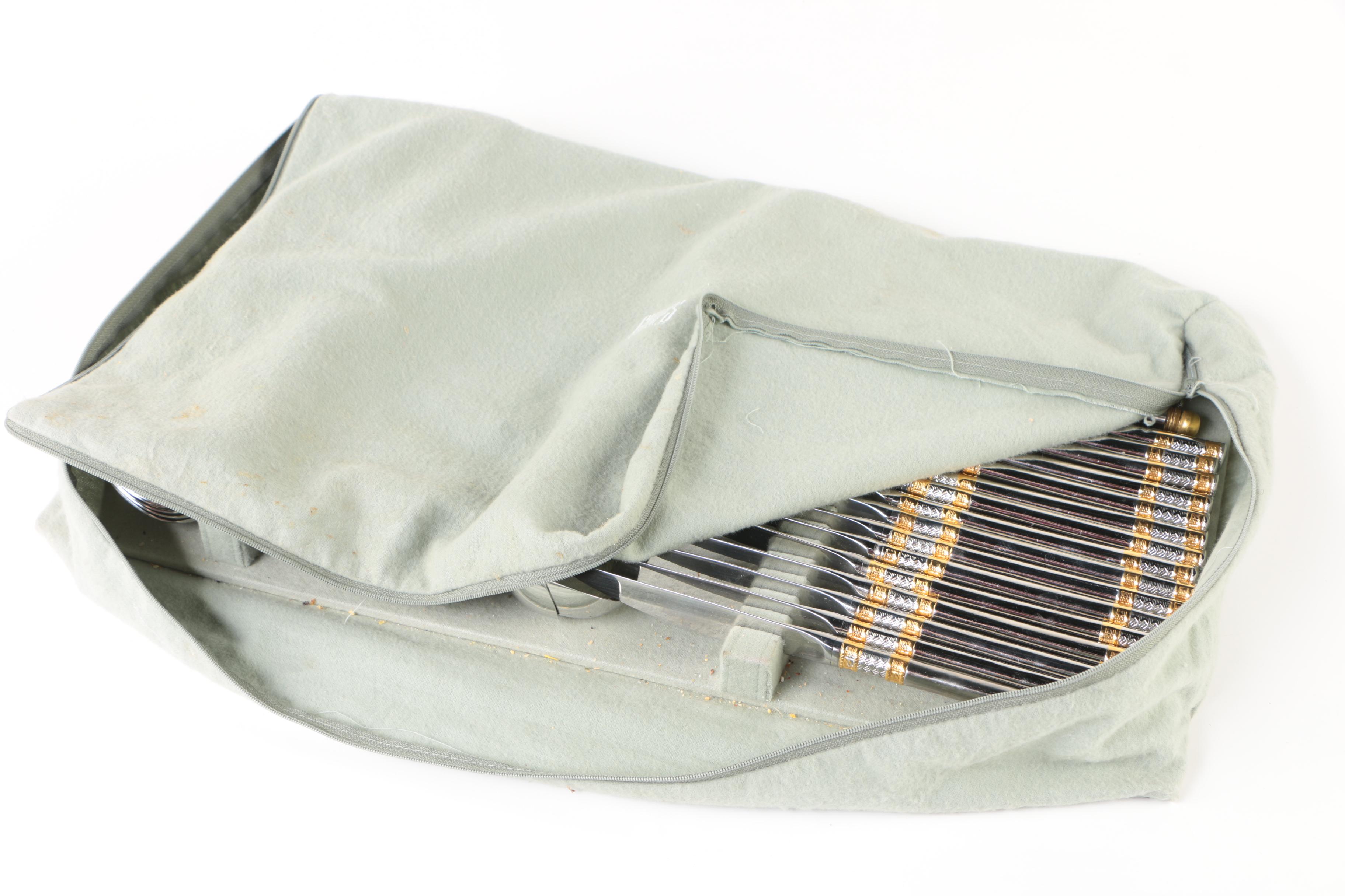 Wallace "Golden Corsica" Stainless Steel Flatware Set