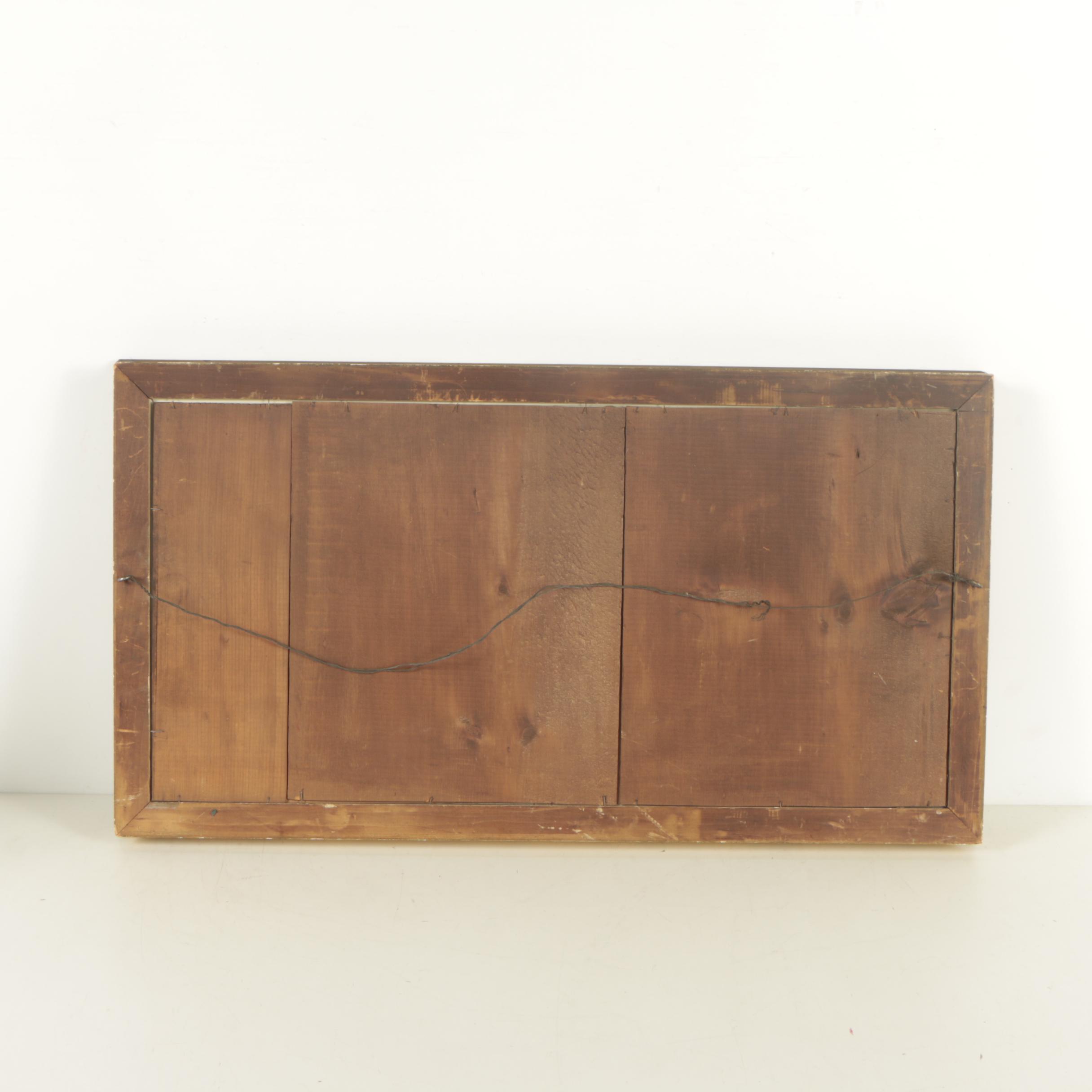 Alfred Hopkins Drypoint Etching of a Pastoral Landscape after B. J. Babbitt