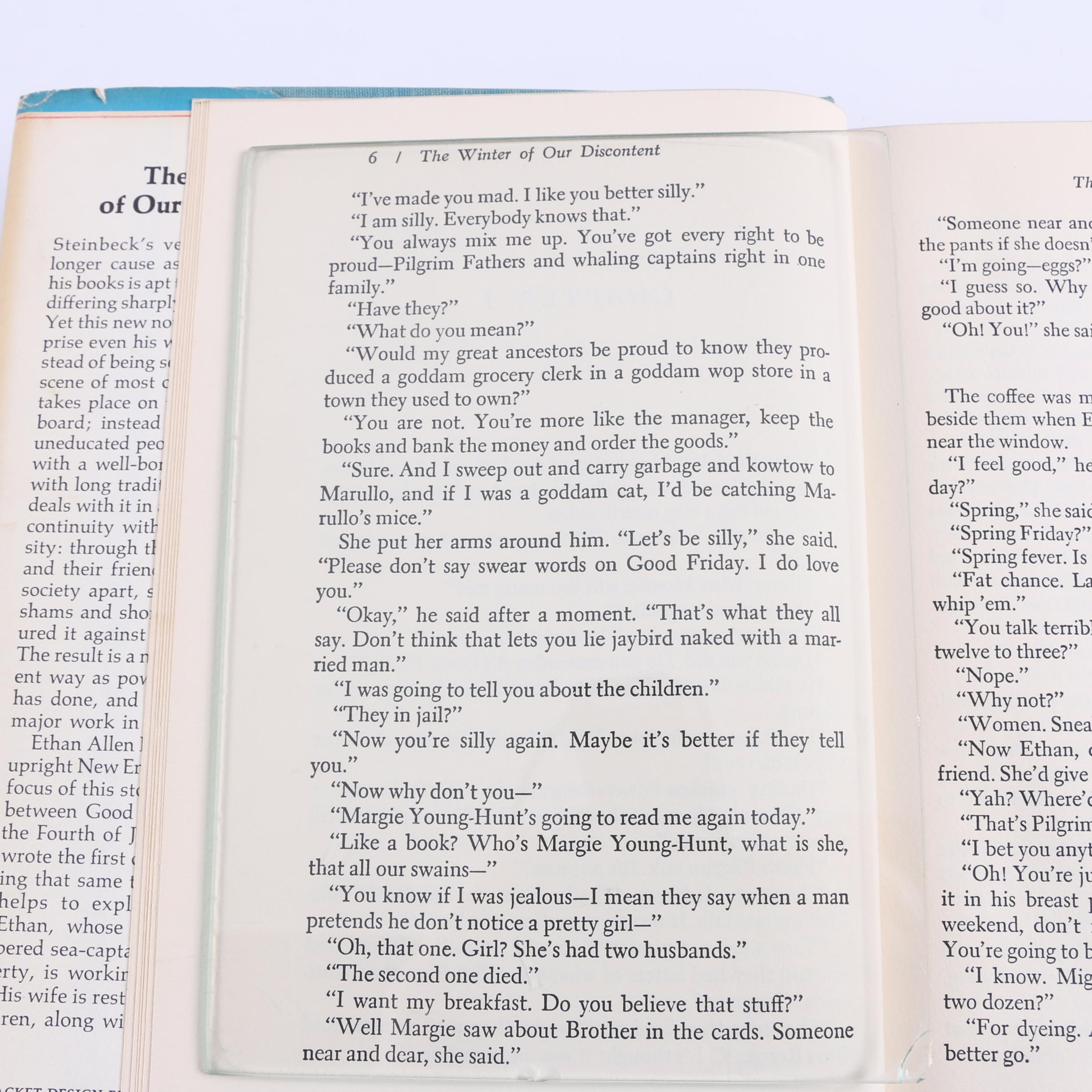 1961 First Trade Edition "The Winter of Our Discontent" by John Steinbeck