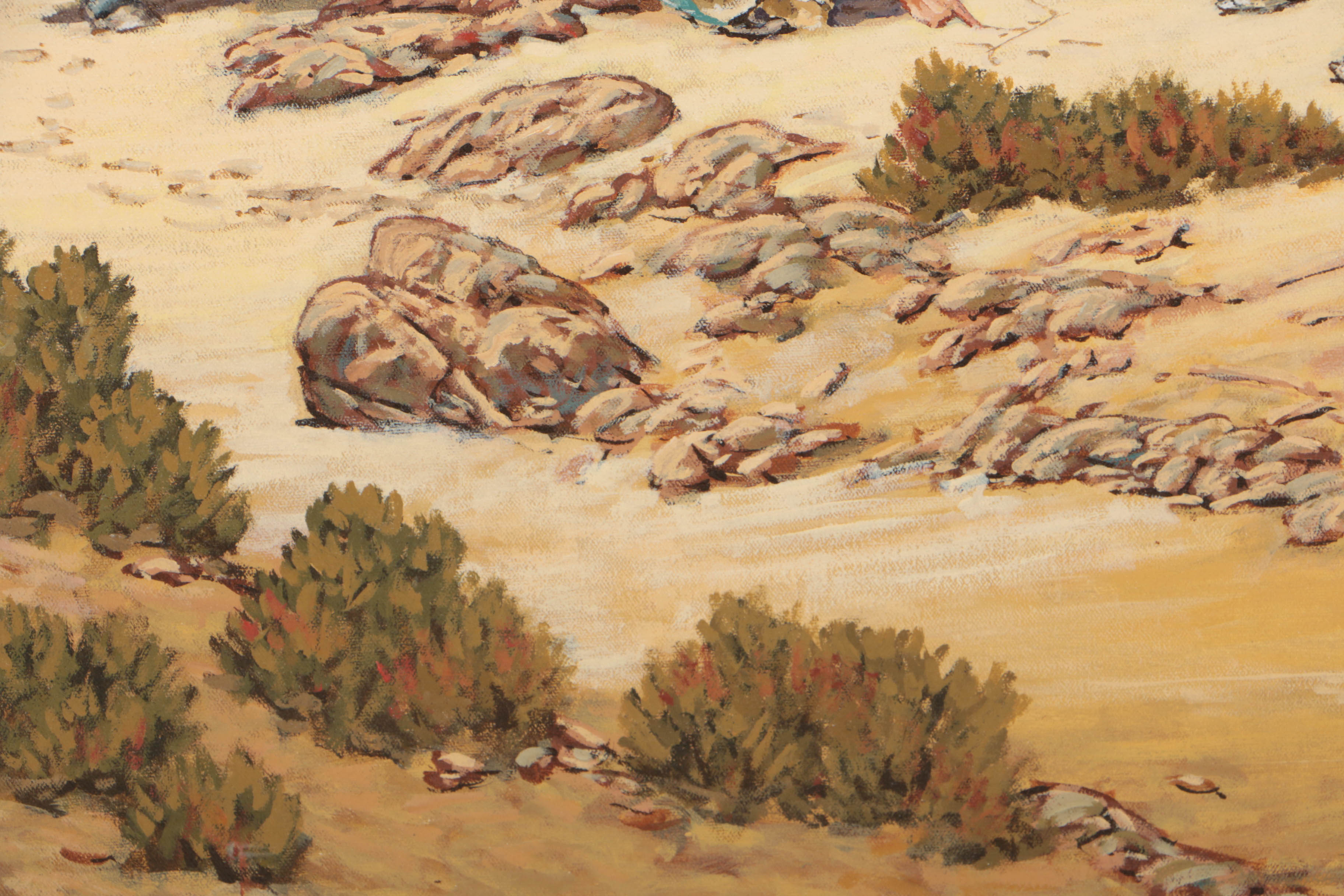 Kenneth Wyatt 1981 Oil Painting on Canvas "The Mapmaker"