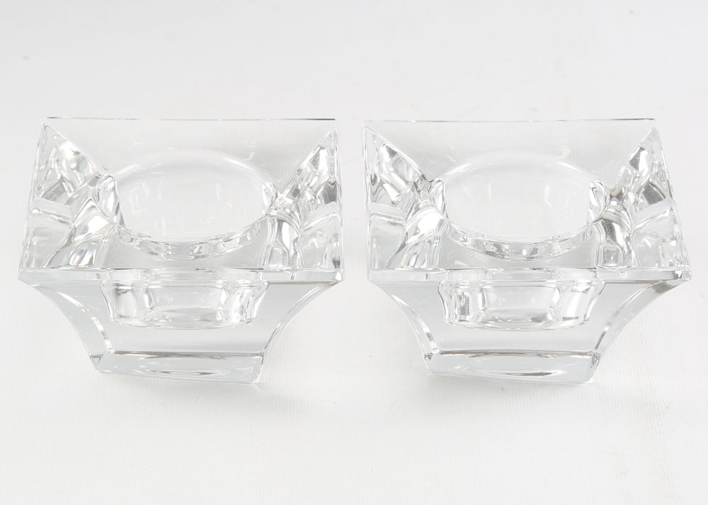 Contemporary Glass and Lead Crystal Decor Elements