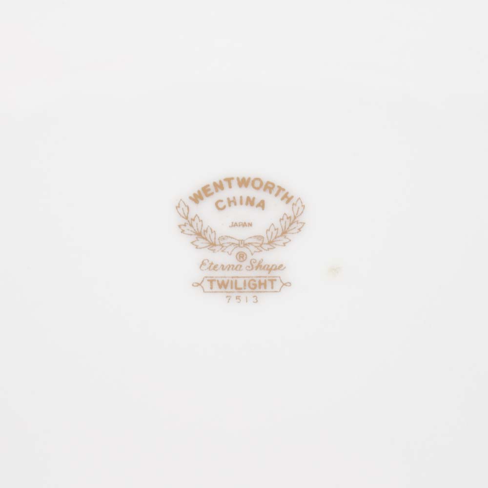 Wentworth China "Twilight" Porcelain Dinnerware