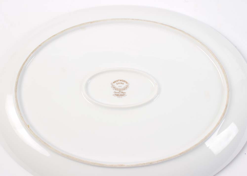 Wentworth China "Twilight" Porcelain Dinnerware