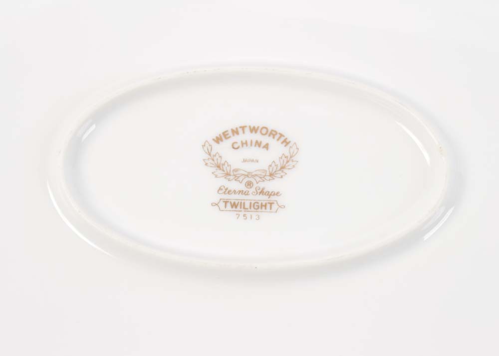 Wentworth China "Twilight" Porcelain Dinnerware