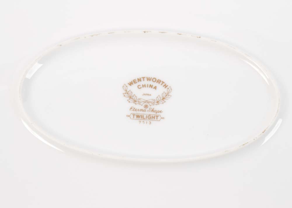 Wentworth China "Twilight" Porcelain Dinnerware