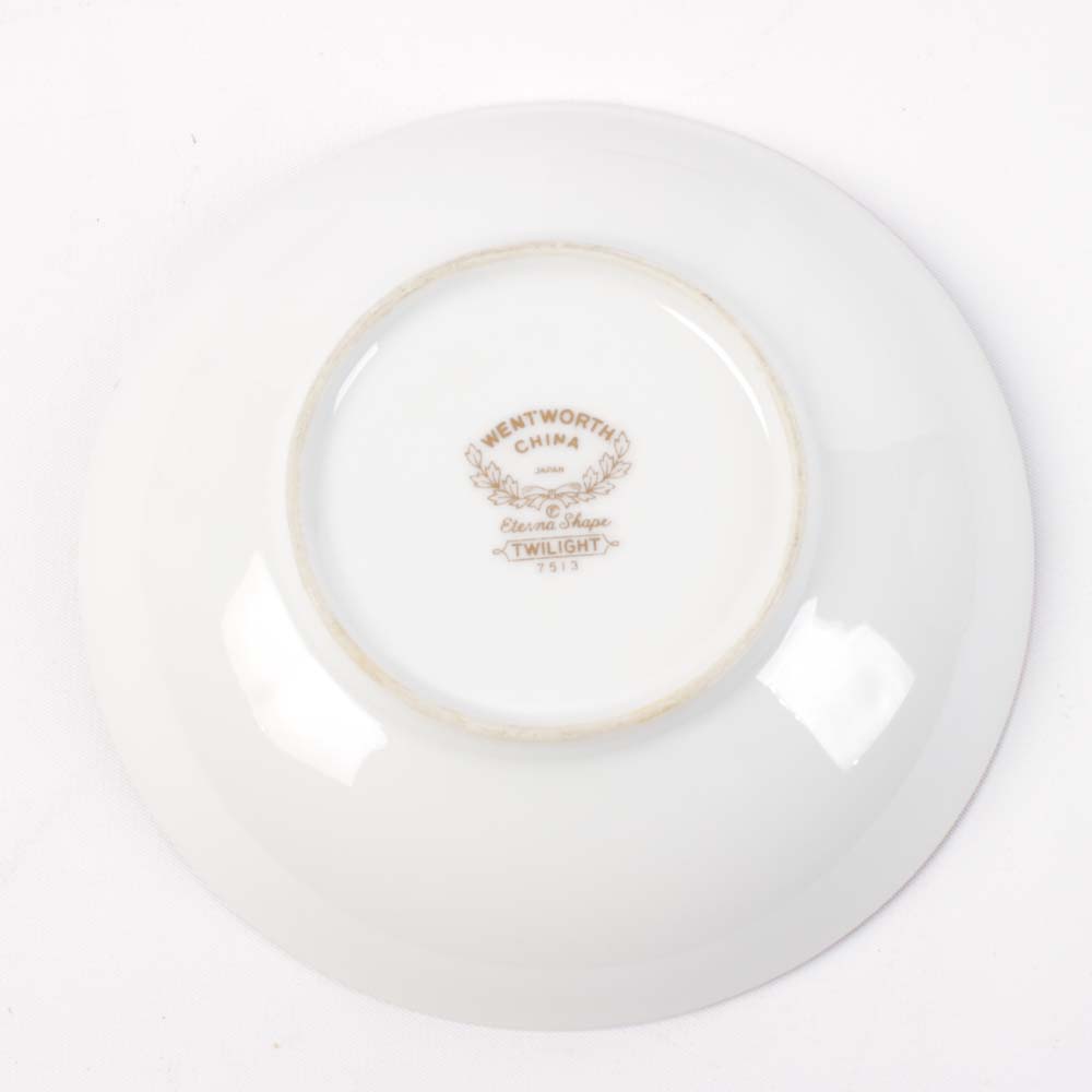 Wentworth China "Twilight" Porcelain Dinnerware