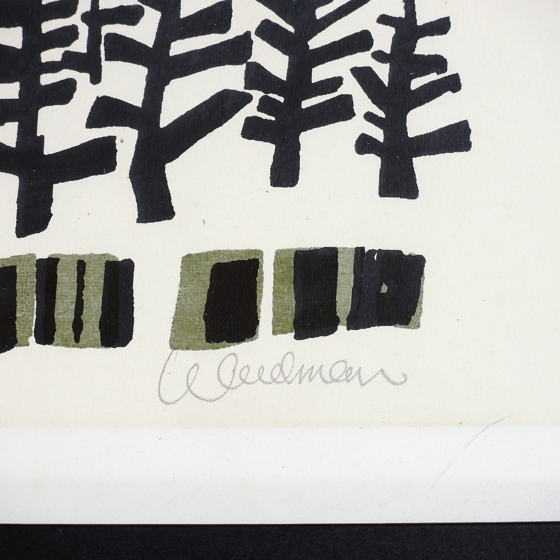 David Weidman Signed Serigraph "Flowers"