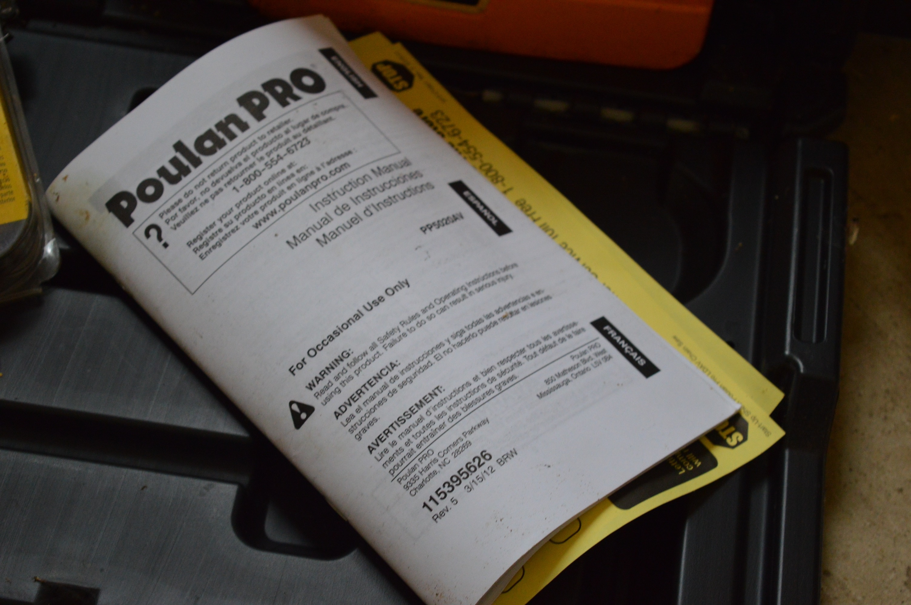 Poulan Pro 50cc 20" Chainsaw