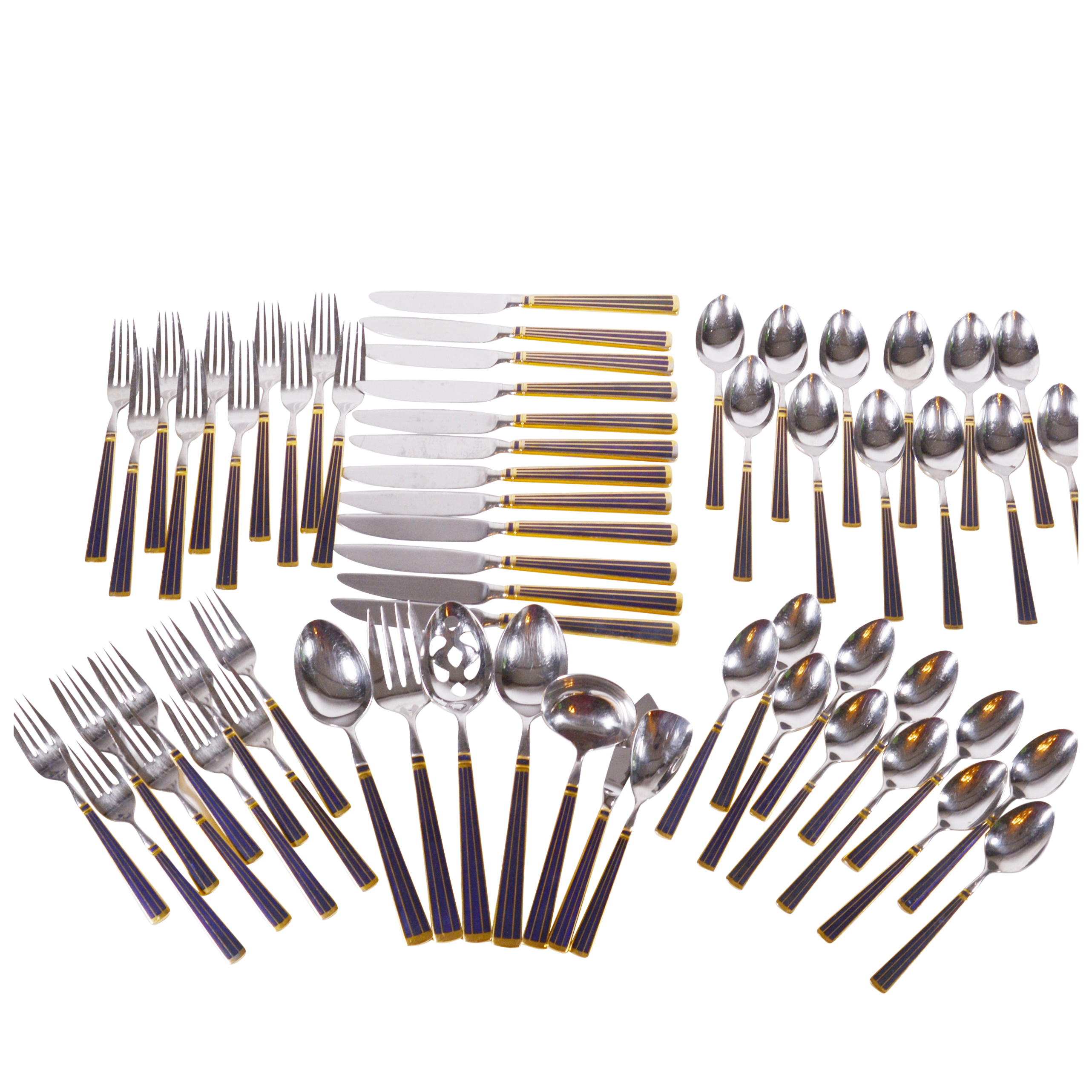 Kirk Stieff "Cloisonne Embassy" Stainless Flatware