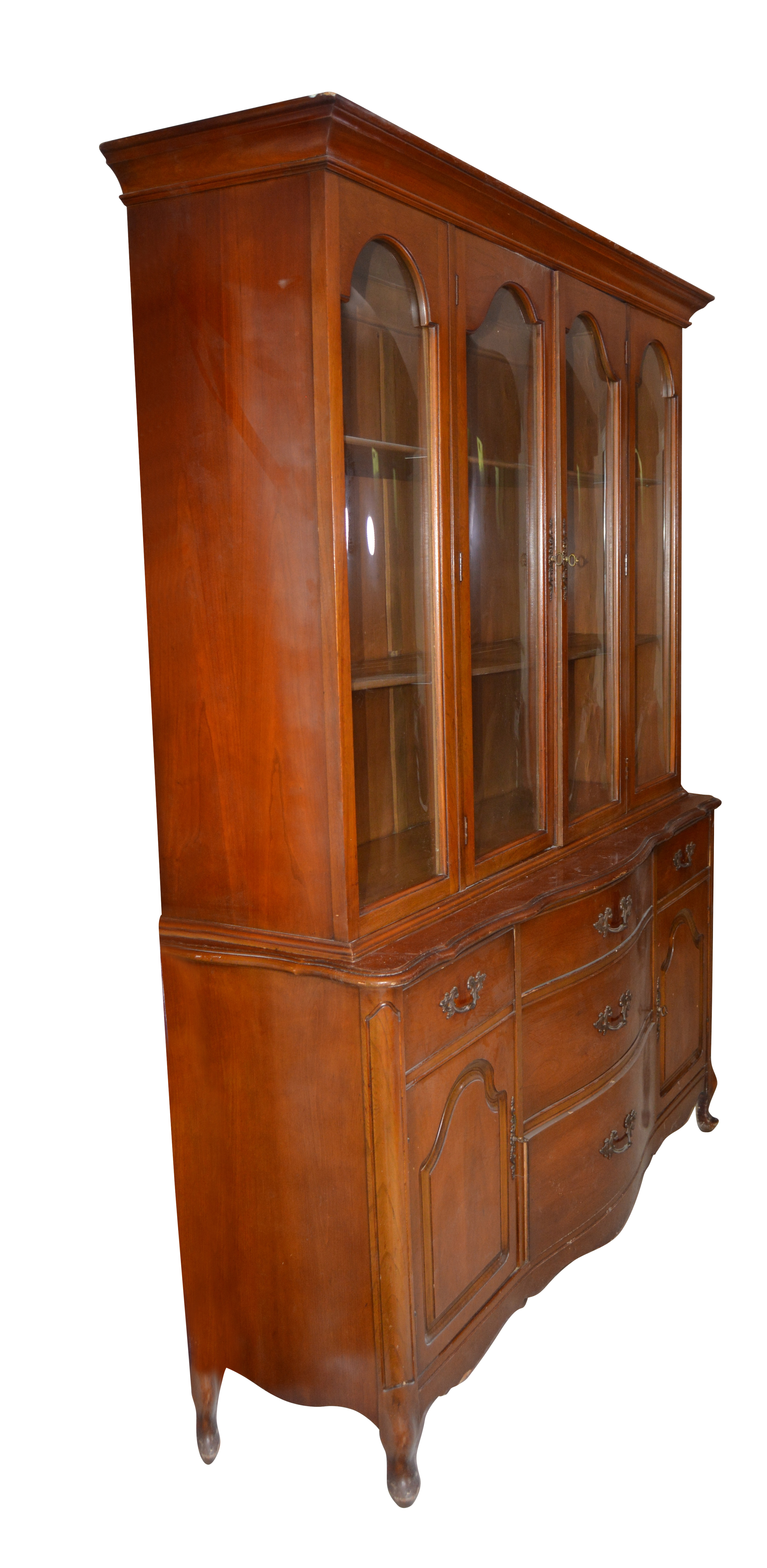 Vintage Cherry China Cabinet