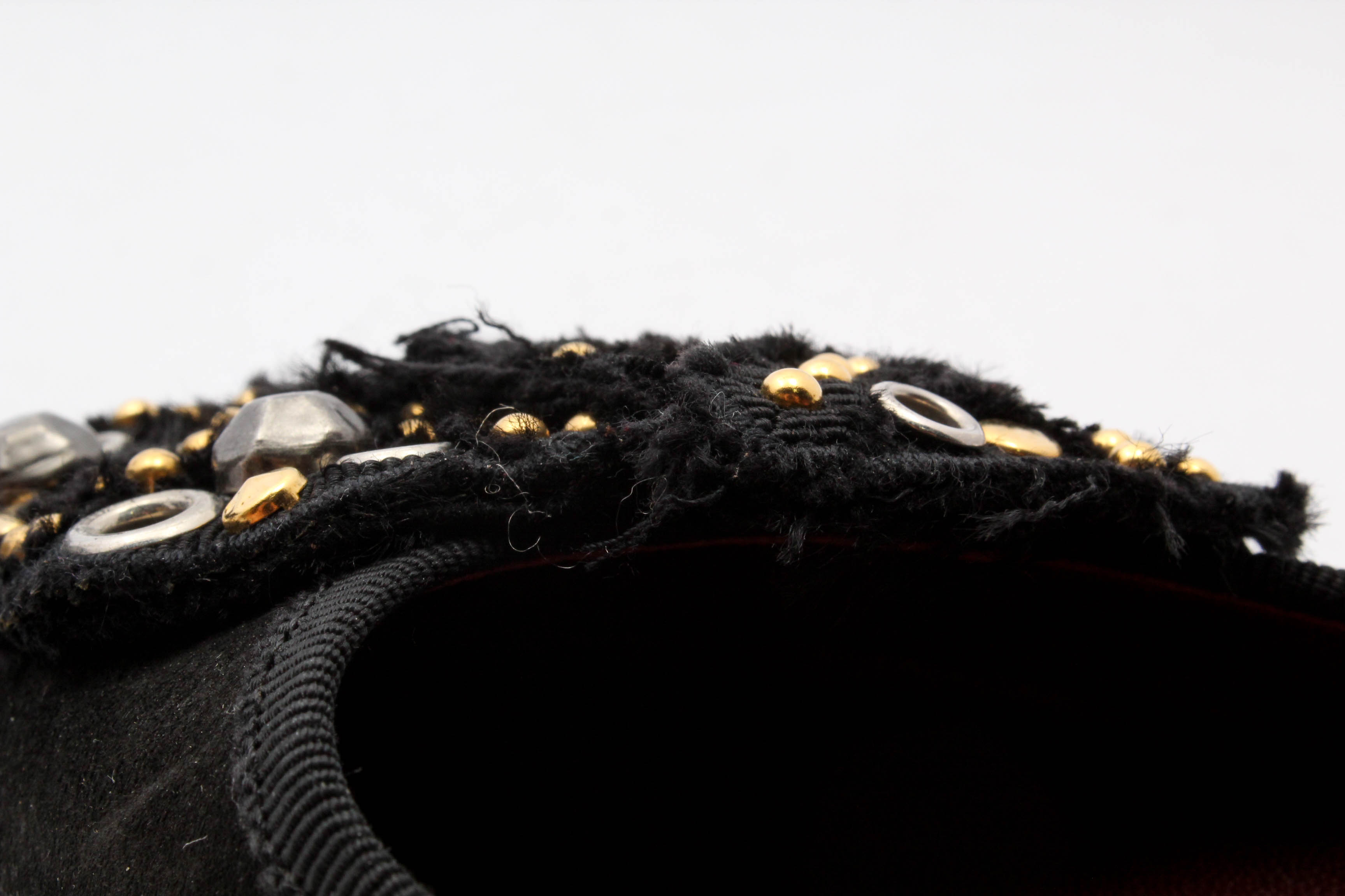 Prada Black Leather Kitten Heel Mules