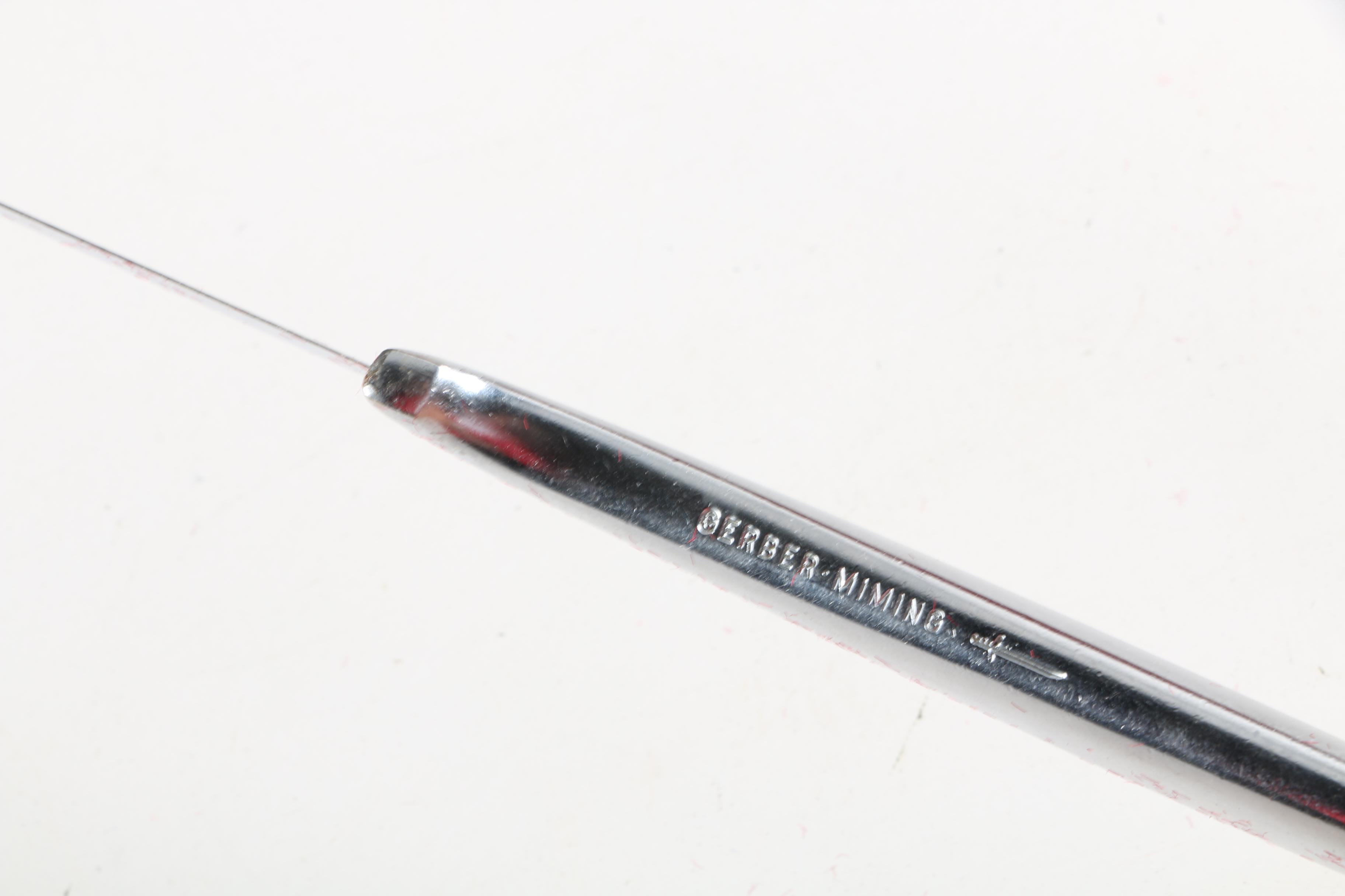 Vintage Gerber Knives and Gense Stainless Steel Tray