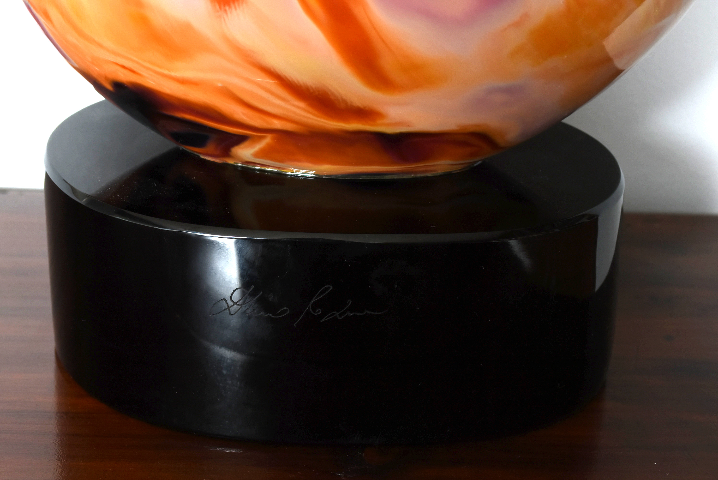 Dino Rosin Murano Art Glass Sculpture "New Life"