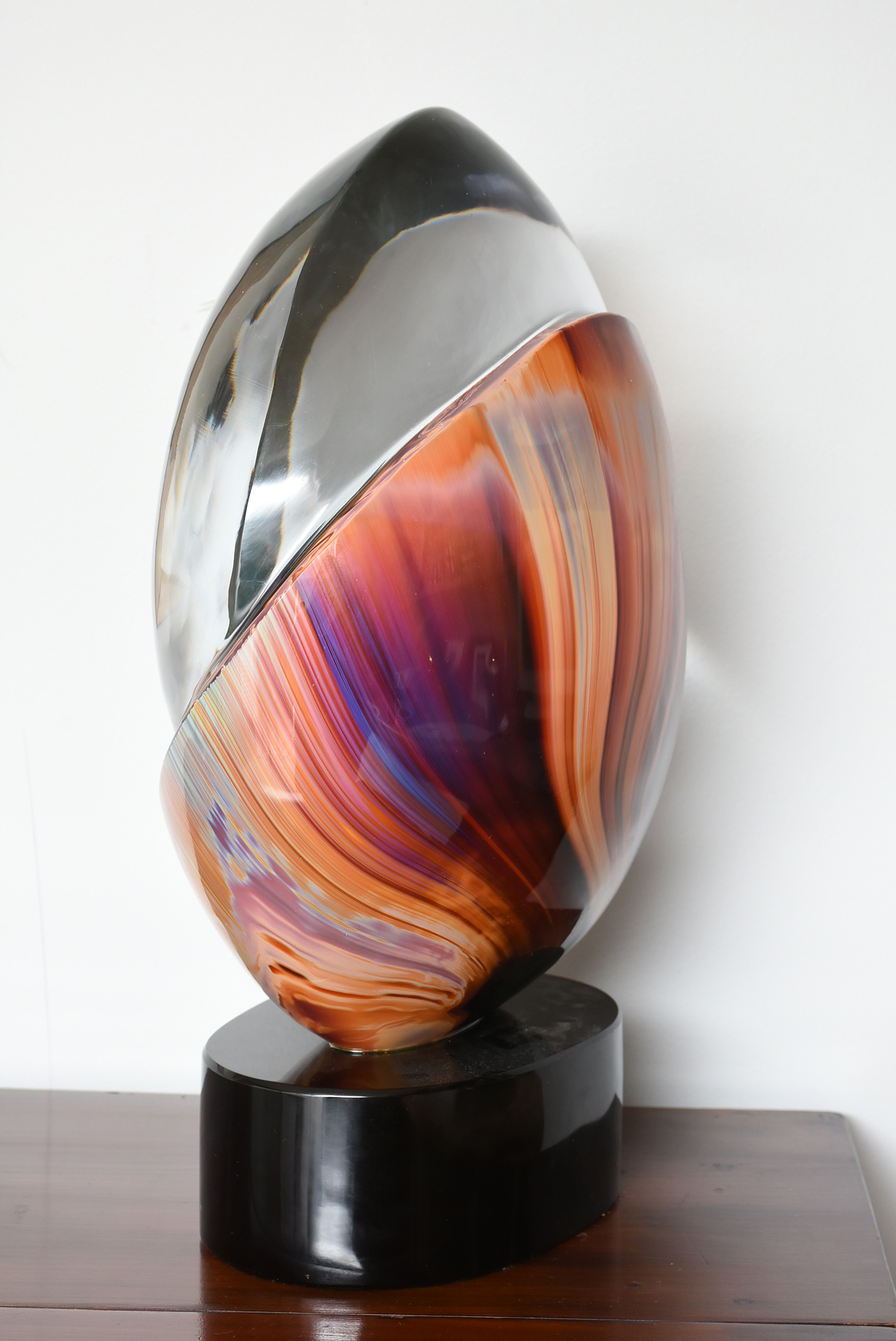 Dino Rosin Murano Art Glass Sculpture "New Life"