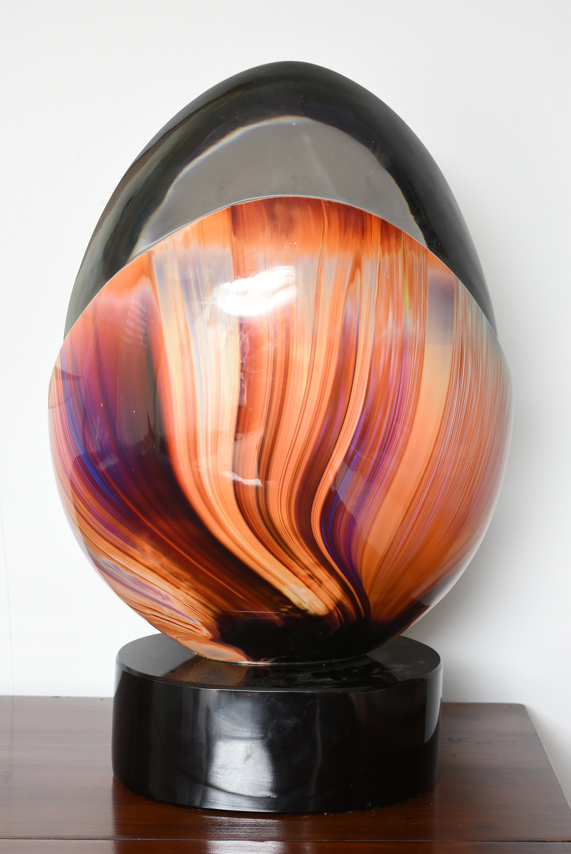 Dino Rosin Murano Art Glass Sculpture "New Life"