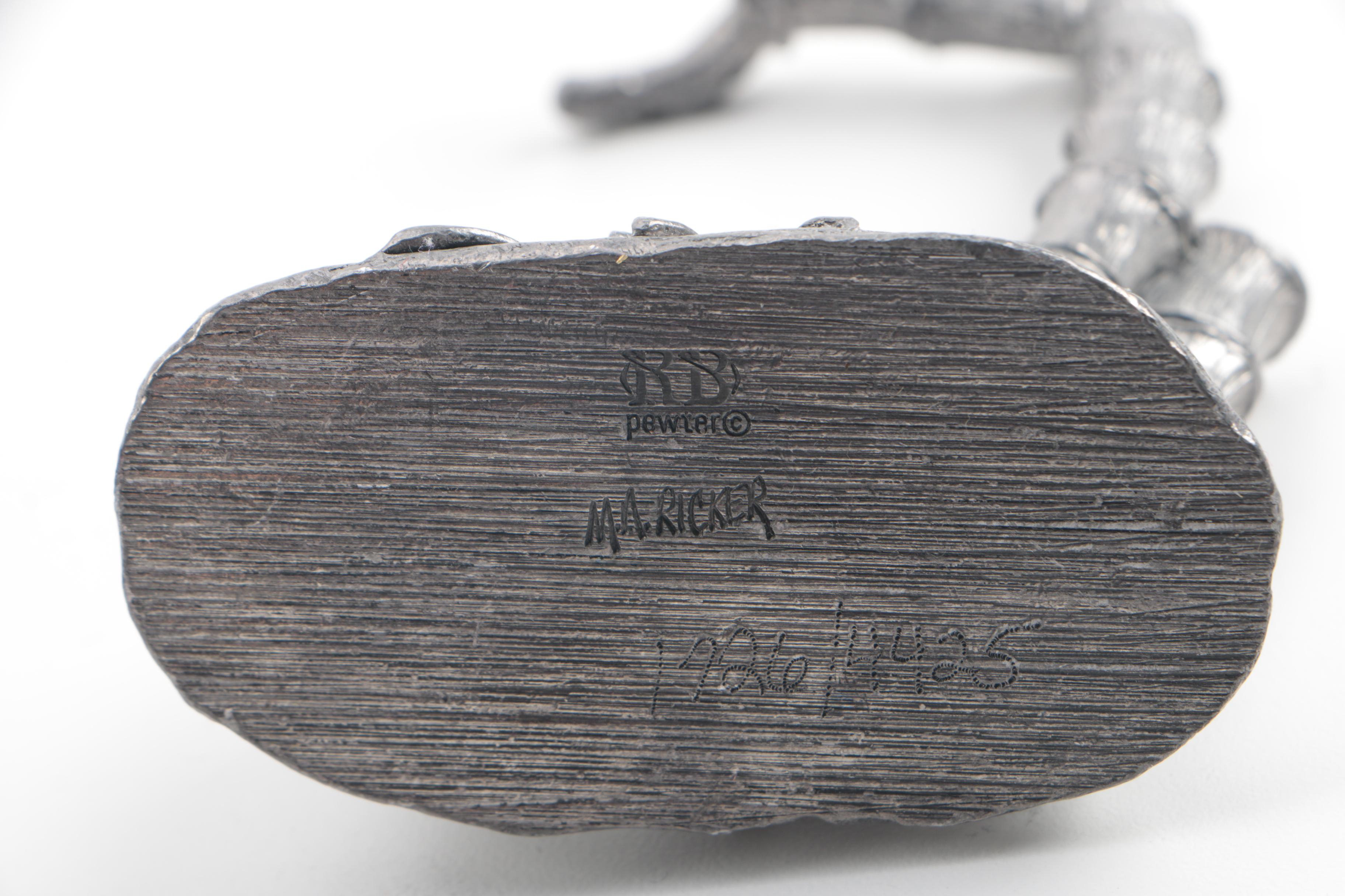 Michael Ricker 1980's Limited Edition Koala and Panda Bell Stands