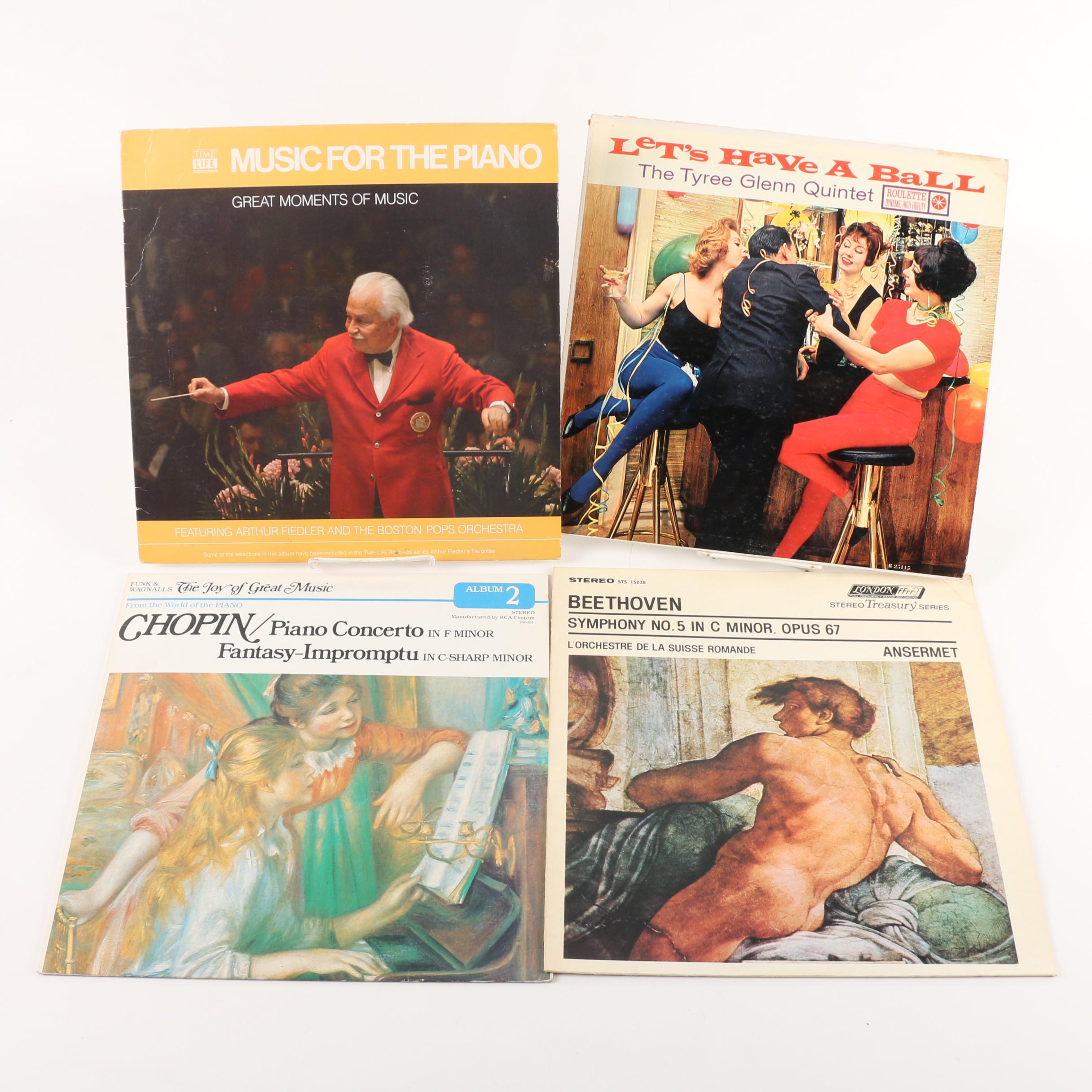 Vintage Jazz and Classical Records Including Count Basie and Lena Horne