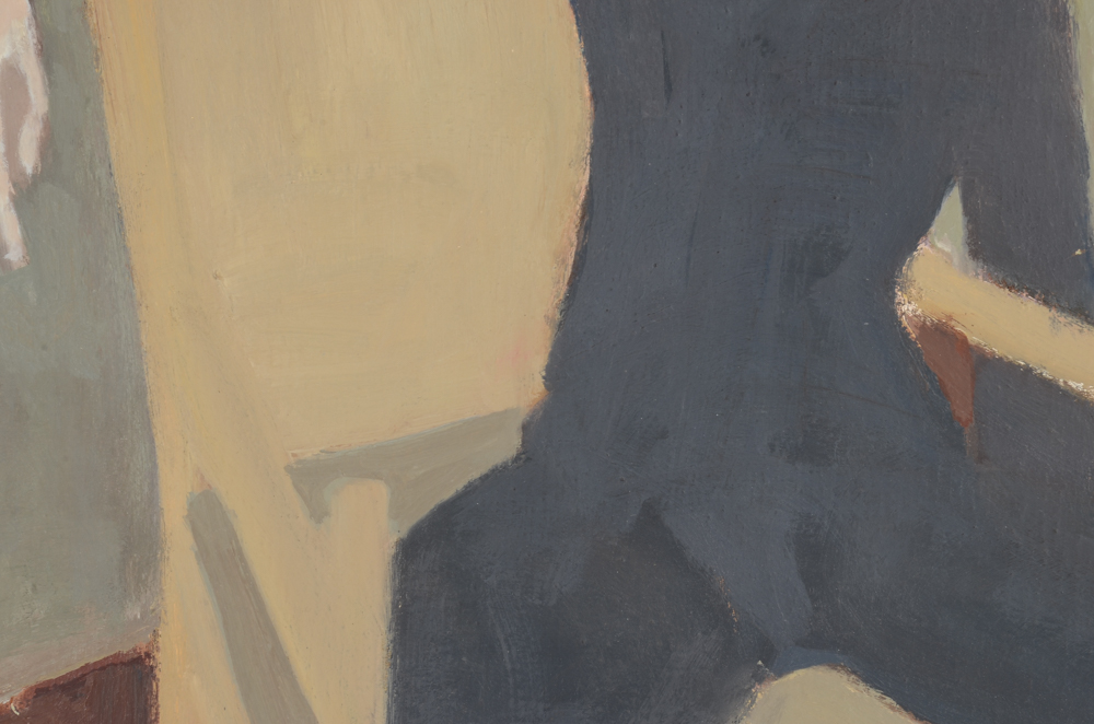 Vintage Oil on Canvas Portrait