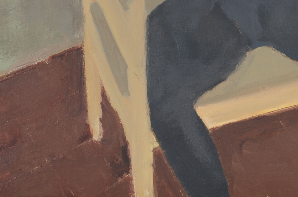 Vintage Oil on Canvas Portrait