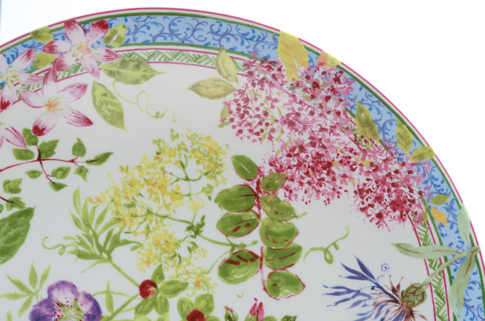 French Gien "Millefleurs" Ceramic Serveware