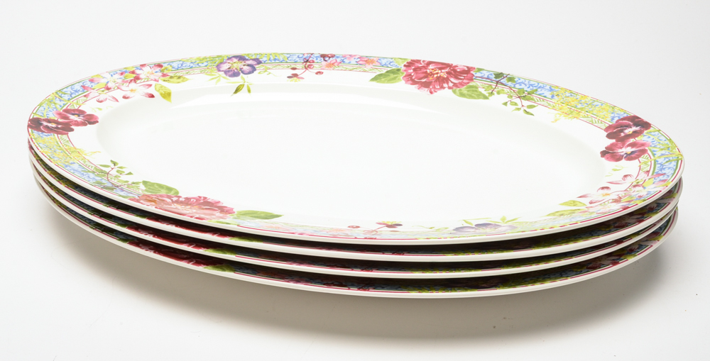 French Gien "Millefleurs" Ceramic Serveware