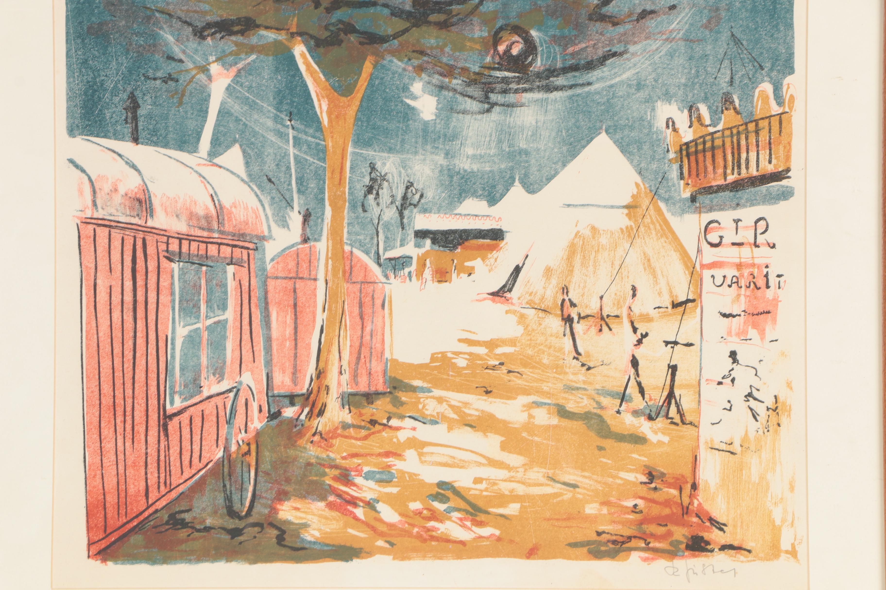 Albert Pfister Lithograph