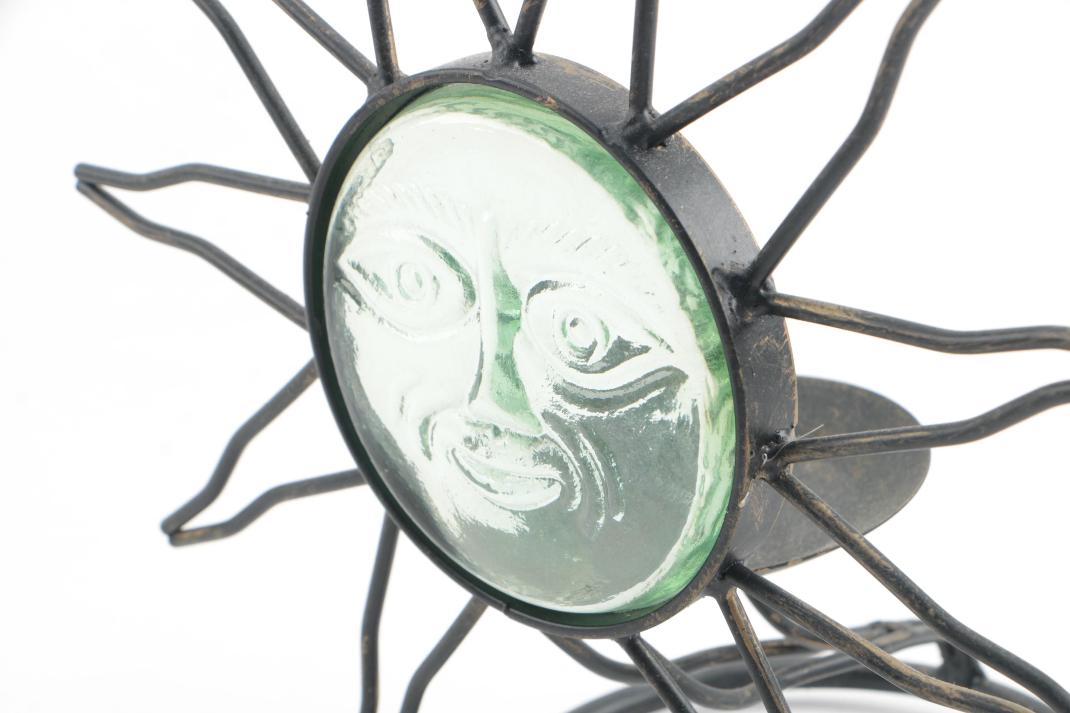 Tito "Party Heads" Ceramic Serving Dish with DeRoma Terracotta Platter