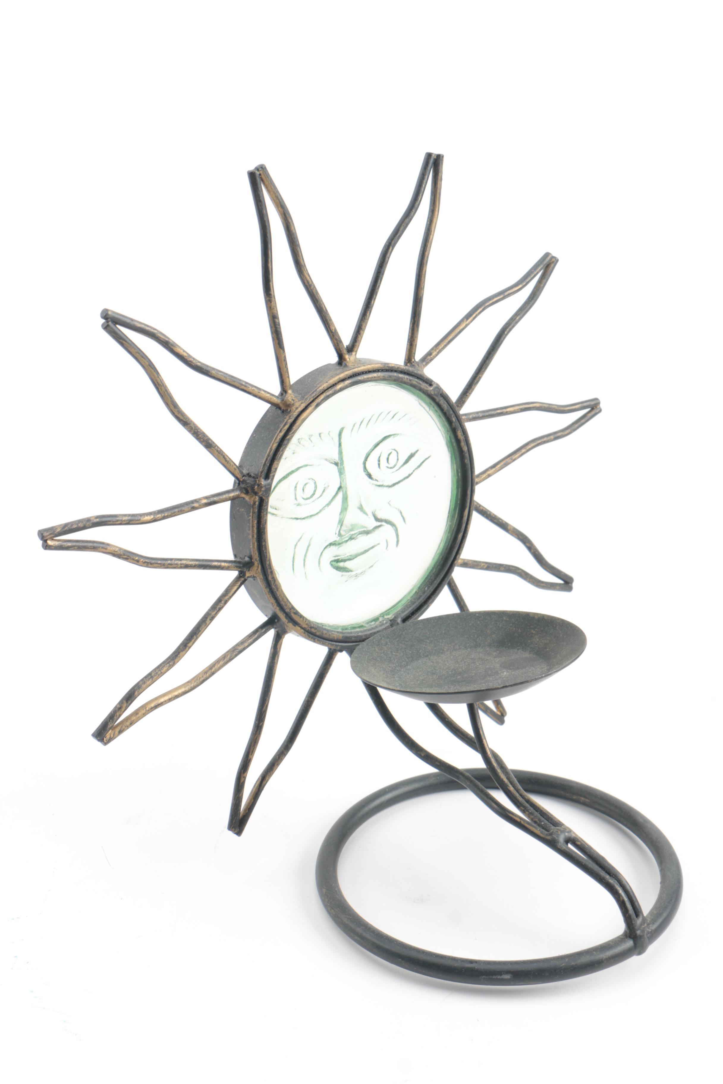 Tito "Party Heads" Ceramic Serving Dish with DeRoma Terracotta Platter