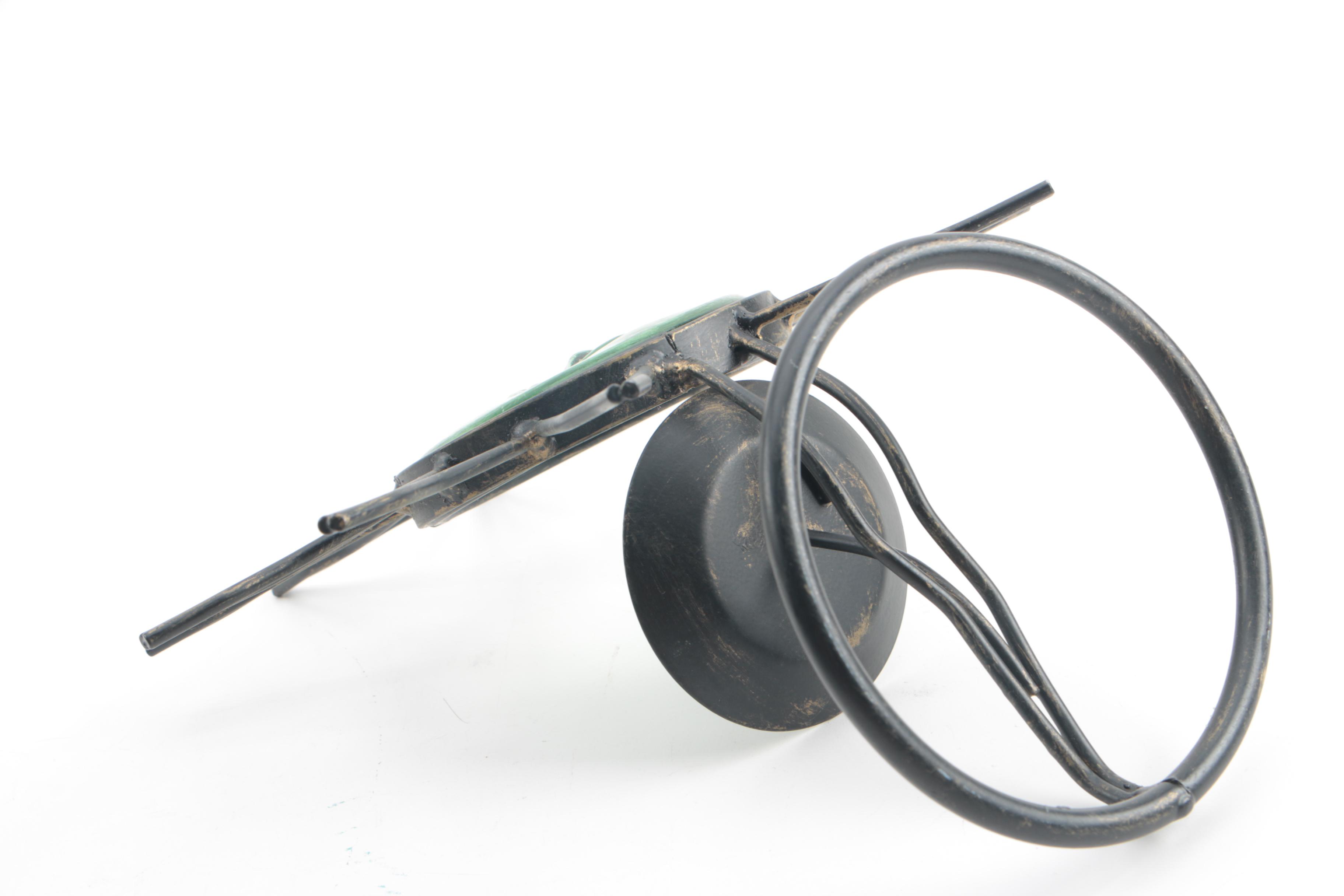 Tito "Party Heads" Ceramic Serving Dish with DeRoma Terracotta Platter