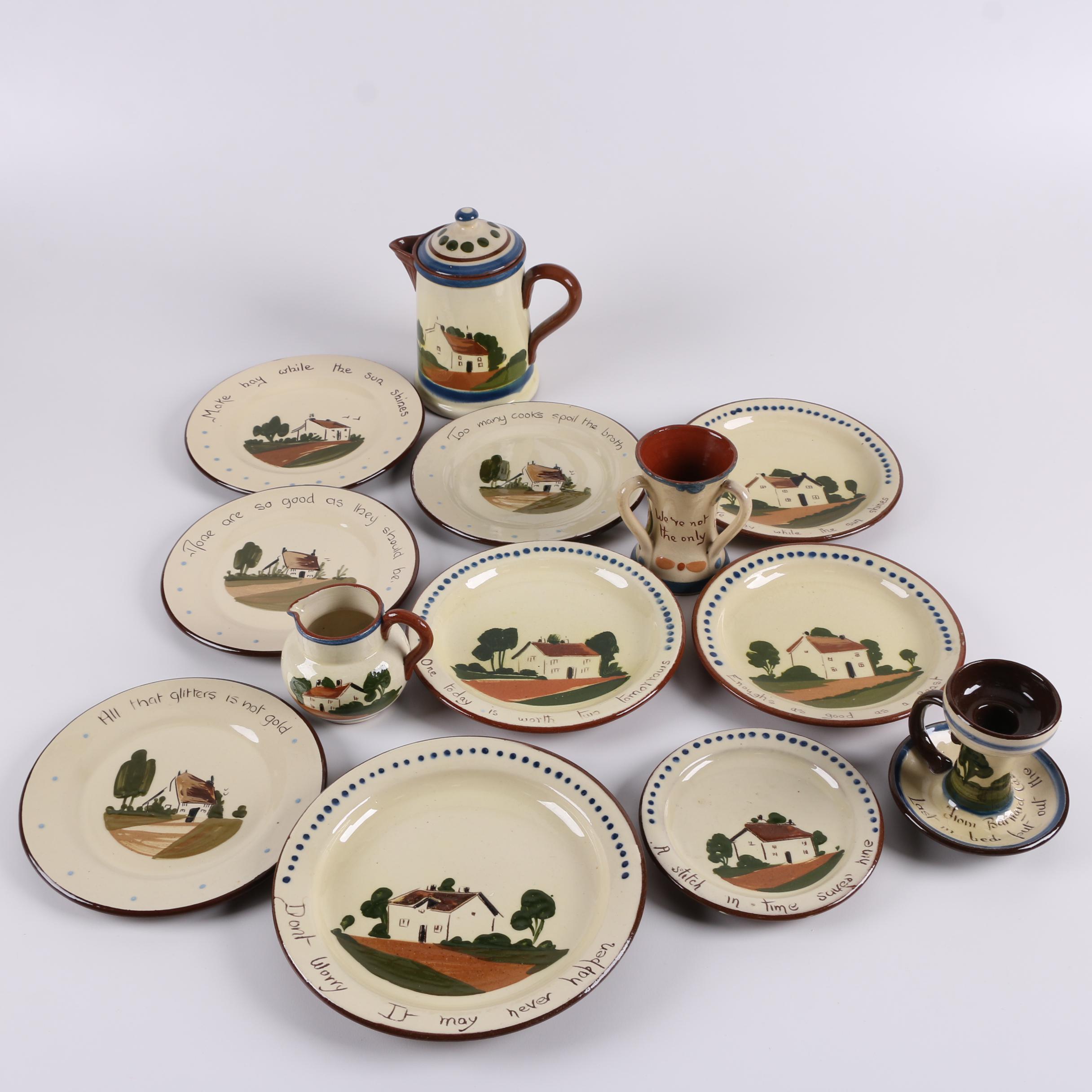 Devonware and Torquay Motto Ware English Pottery