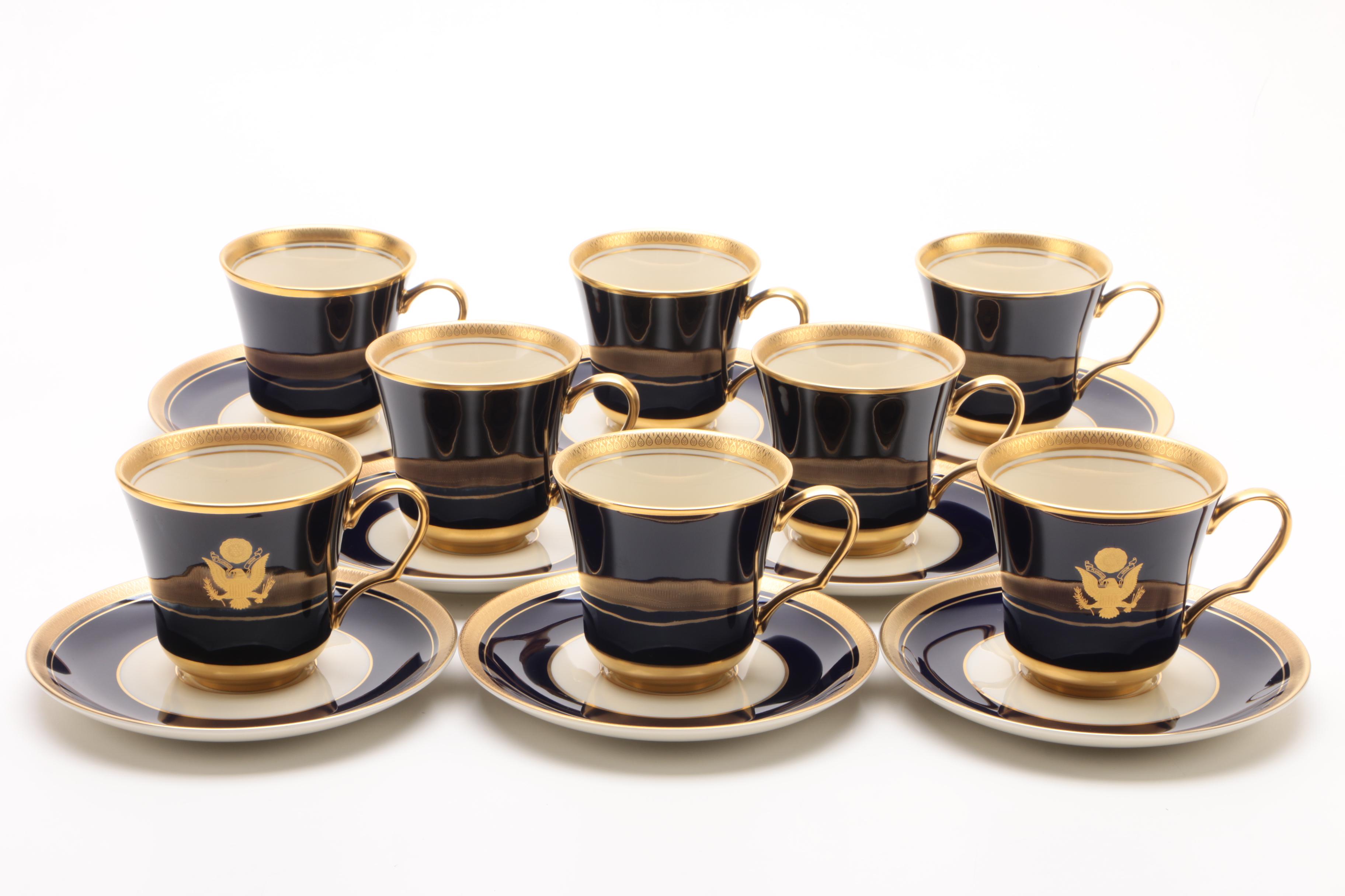 Pickard "Palace Royale" Dinnerware with the Great Seal of the United States