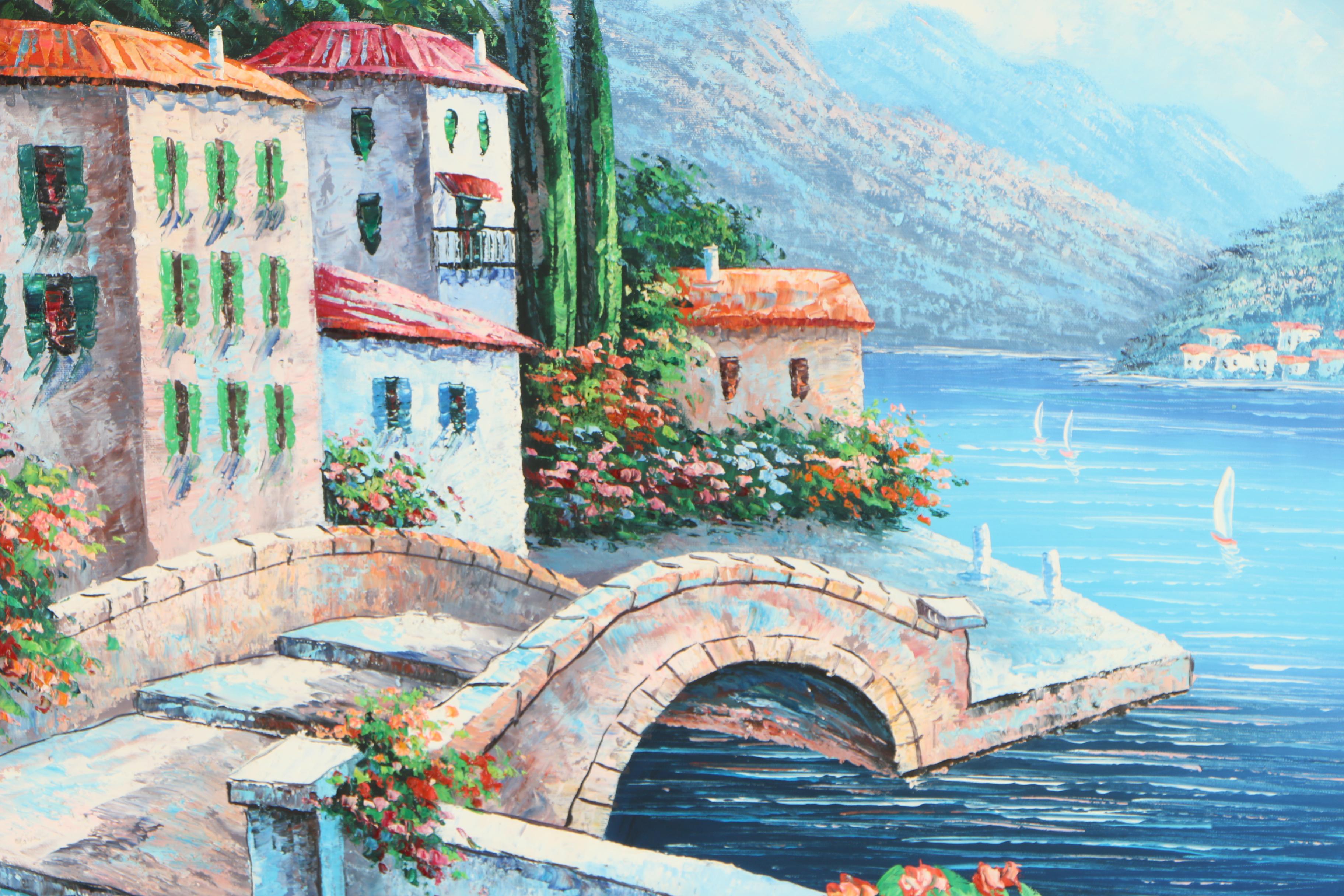 K. Wallis Circa 2000 Oil Painting