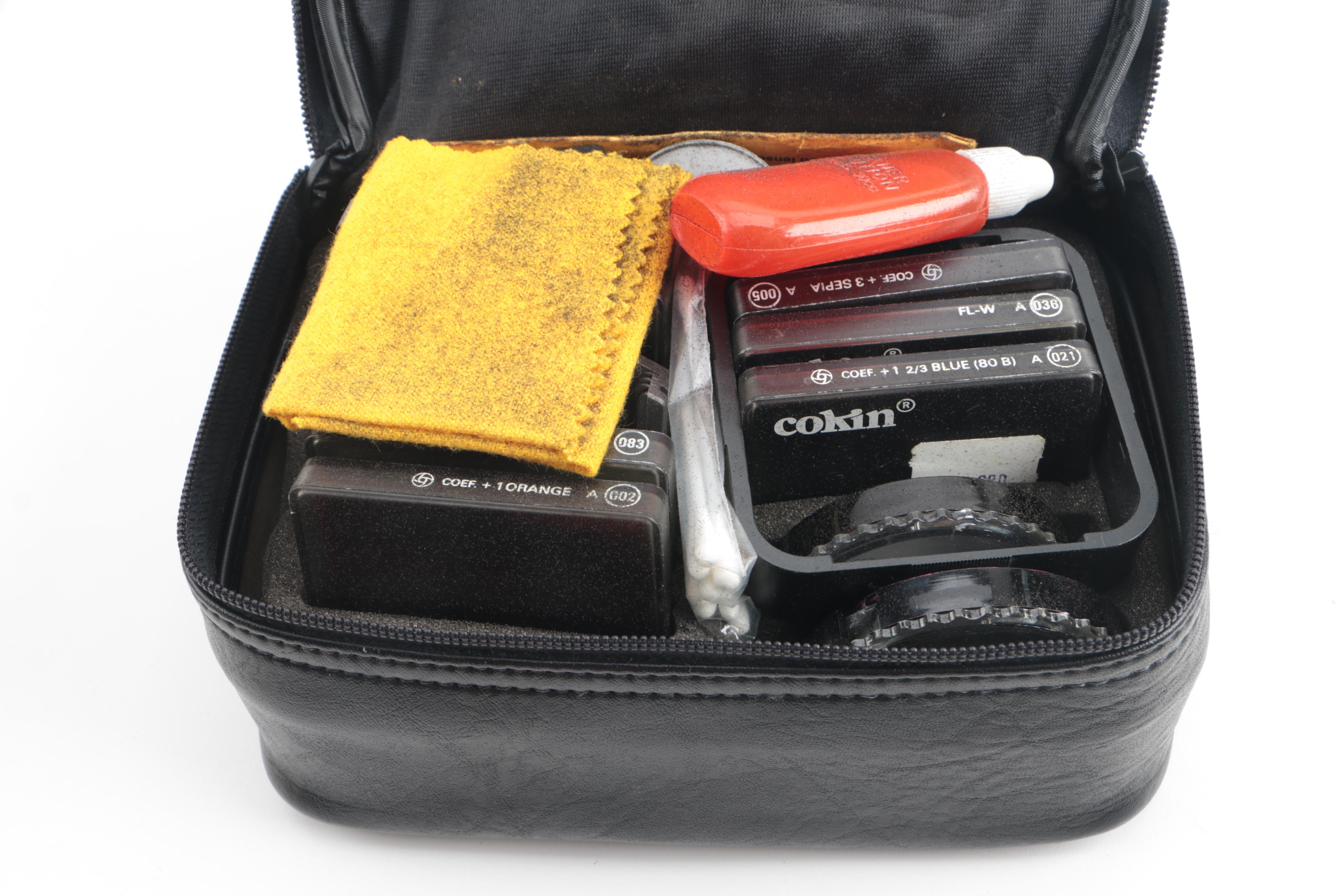 Vintage Yashica Electro 35 and FX-D Quartz Cameras with Cases and Accessories