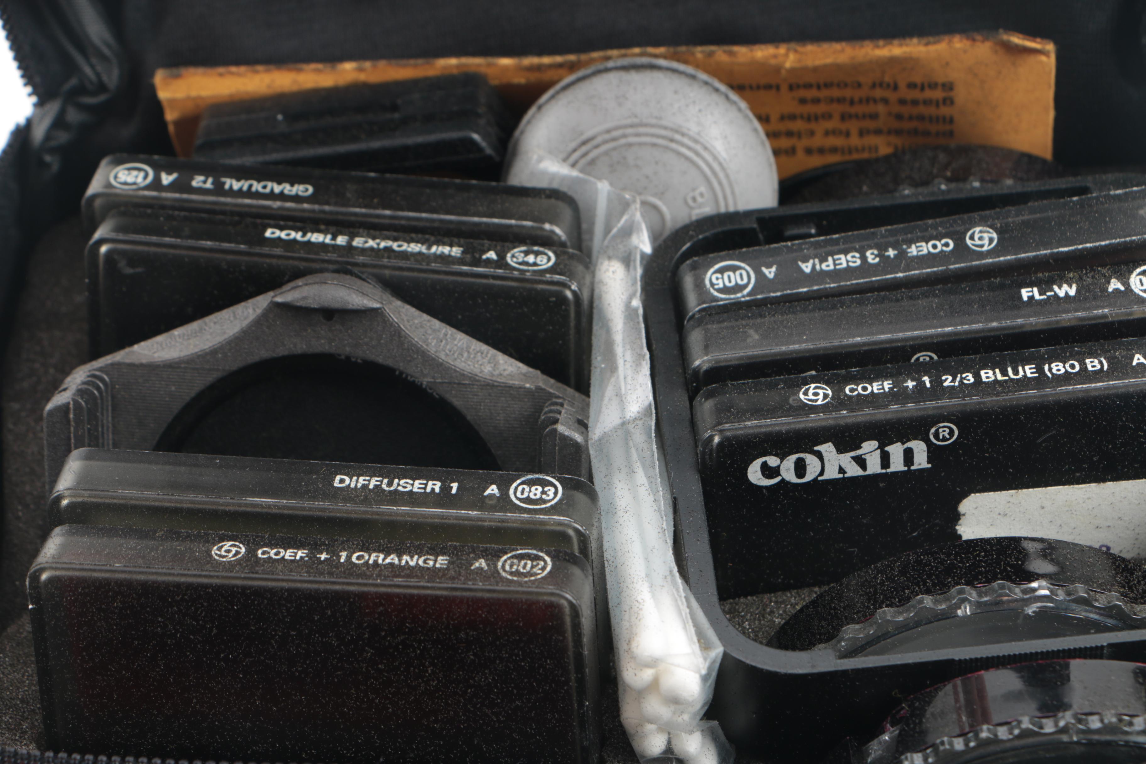 Vintage Yashica Electro 35 and FX-D Quartz Cameras with Cases and Accessories