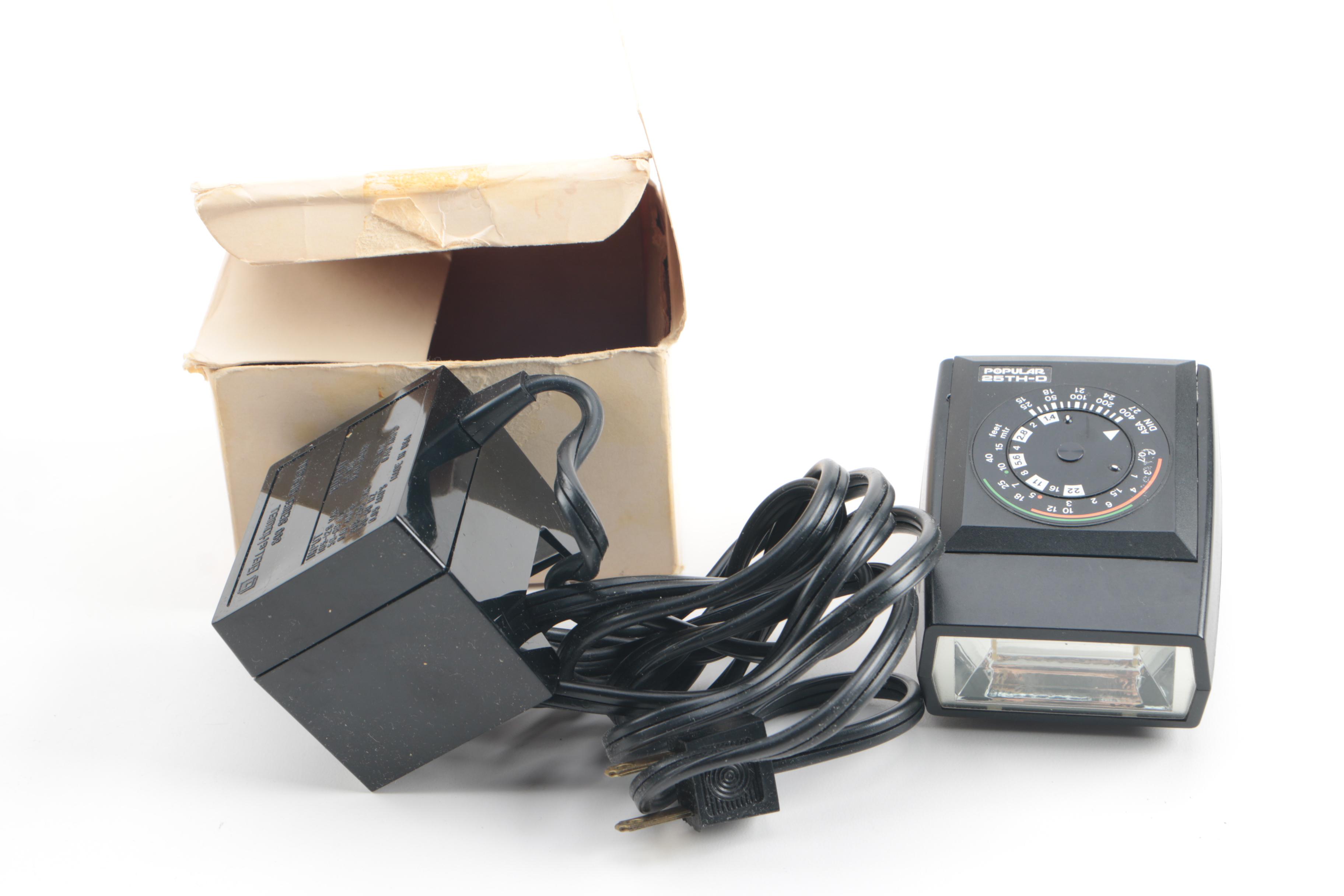 Vintage Yashica Electro 35 and FX-D Quartz Cameras with Cases and Accessories