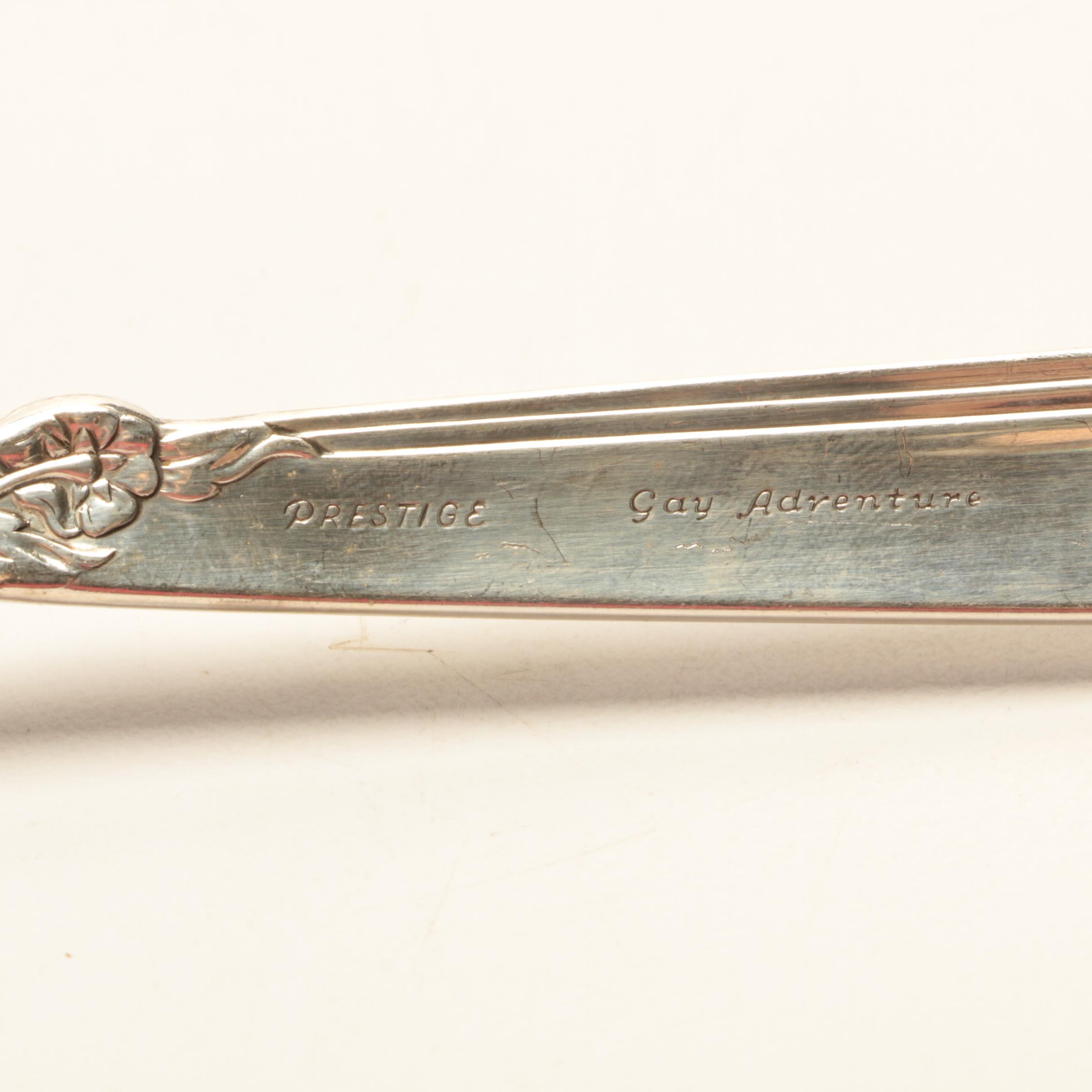 Vintage Prestige "Gay Adventure" Plated Silver Flatware