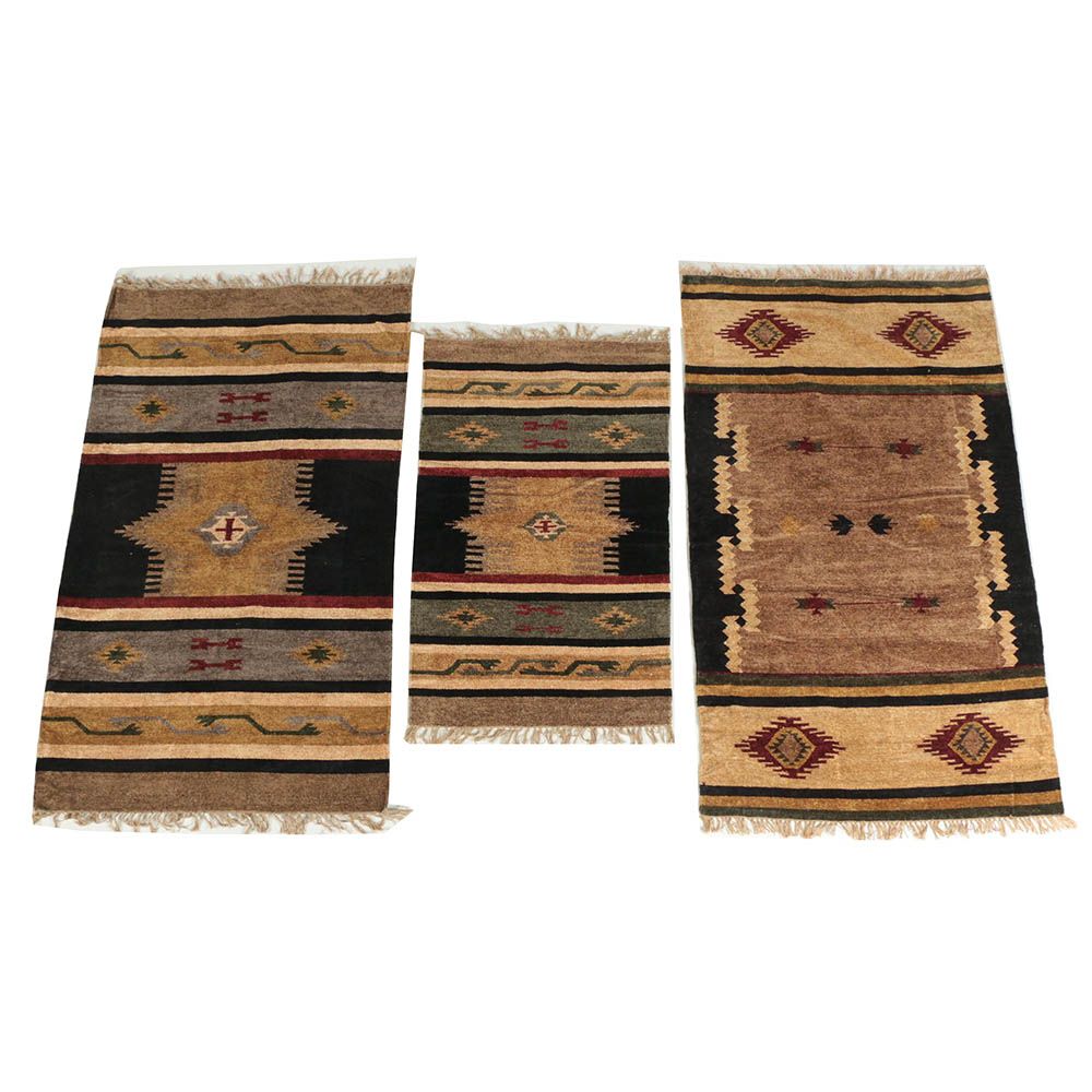 Woven Southwestern-Style Accent Rugs