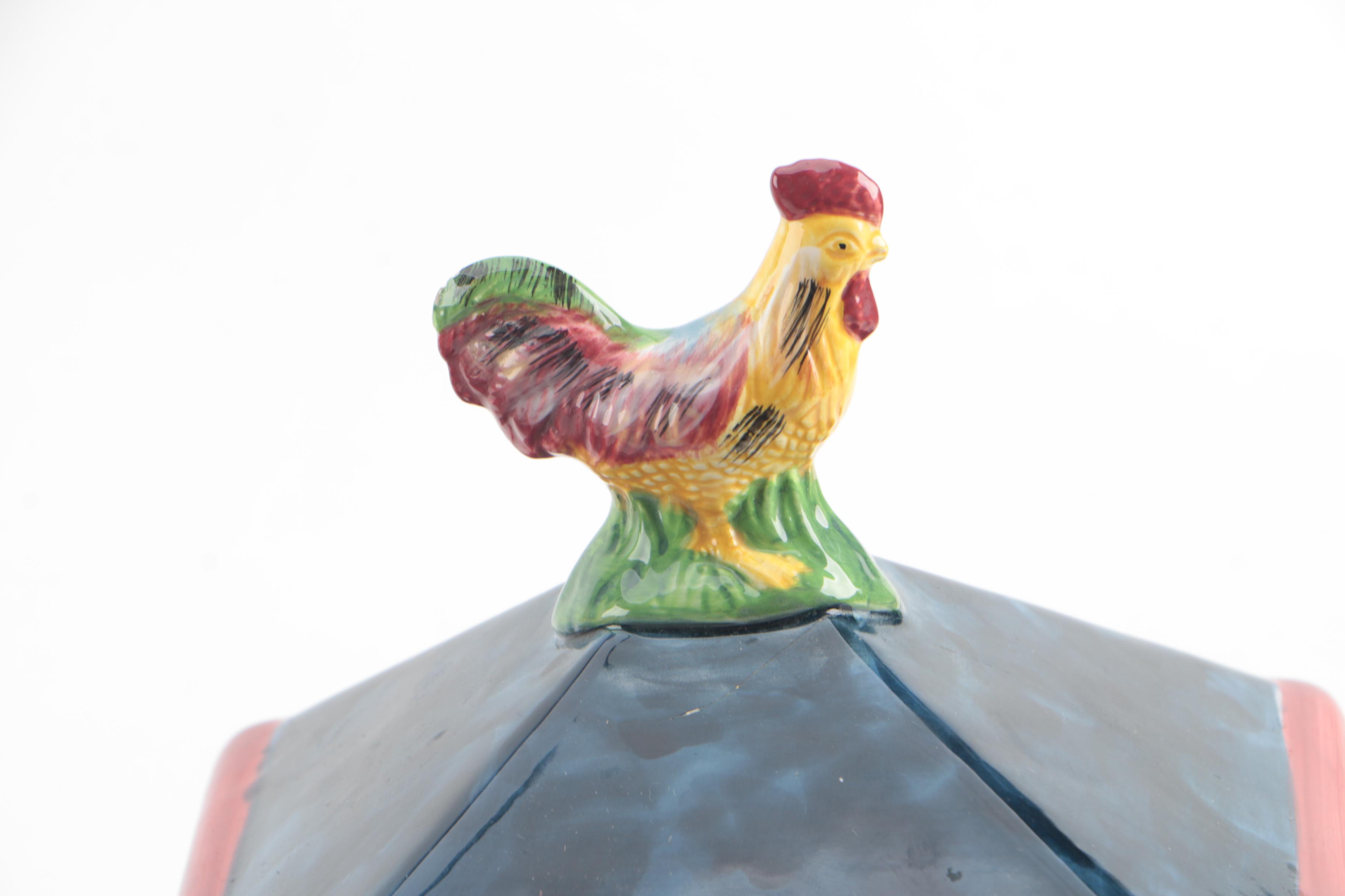 Susan Winget for Certified International "Sunrise" Ceramic Canisters