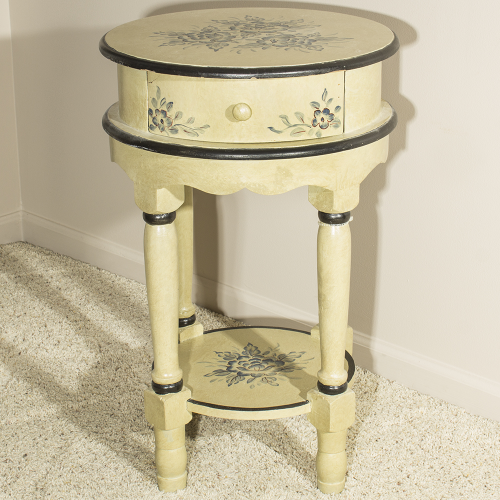 Contemporary Painted Accent Table