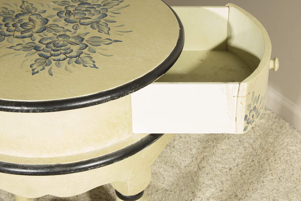 Contemporary Painted Accent Table