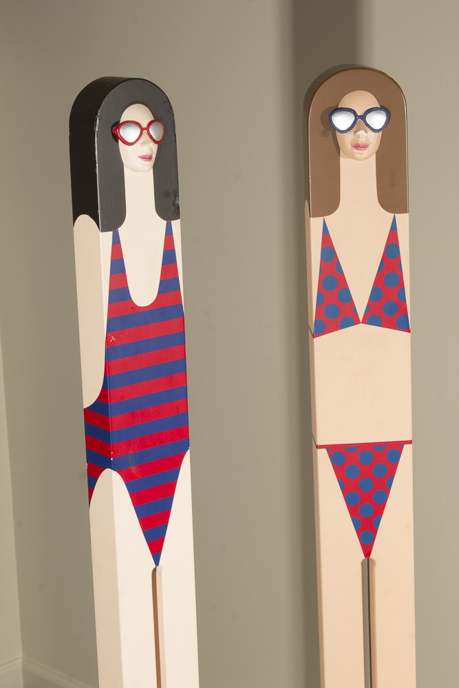 J. W. Eaton 1988 Folk Style Bather Sculptures