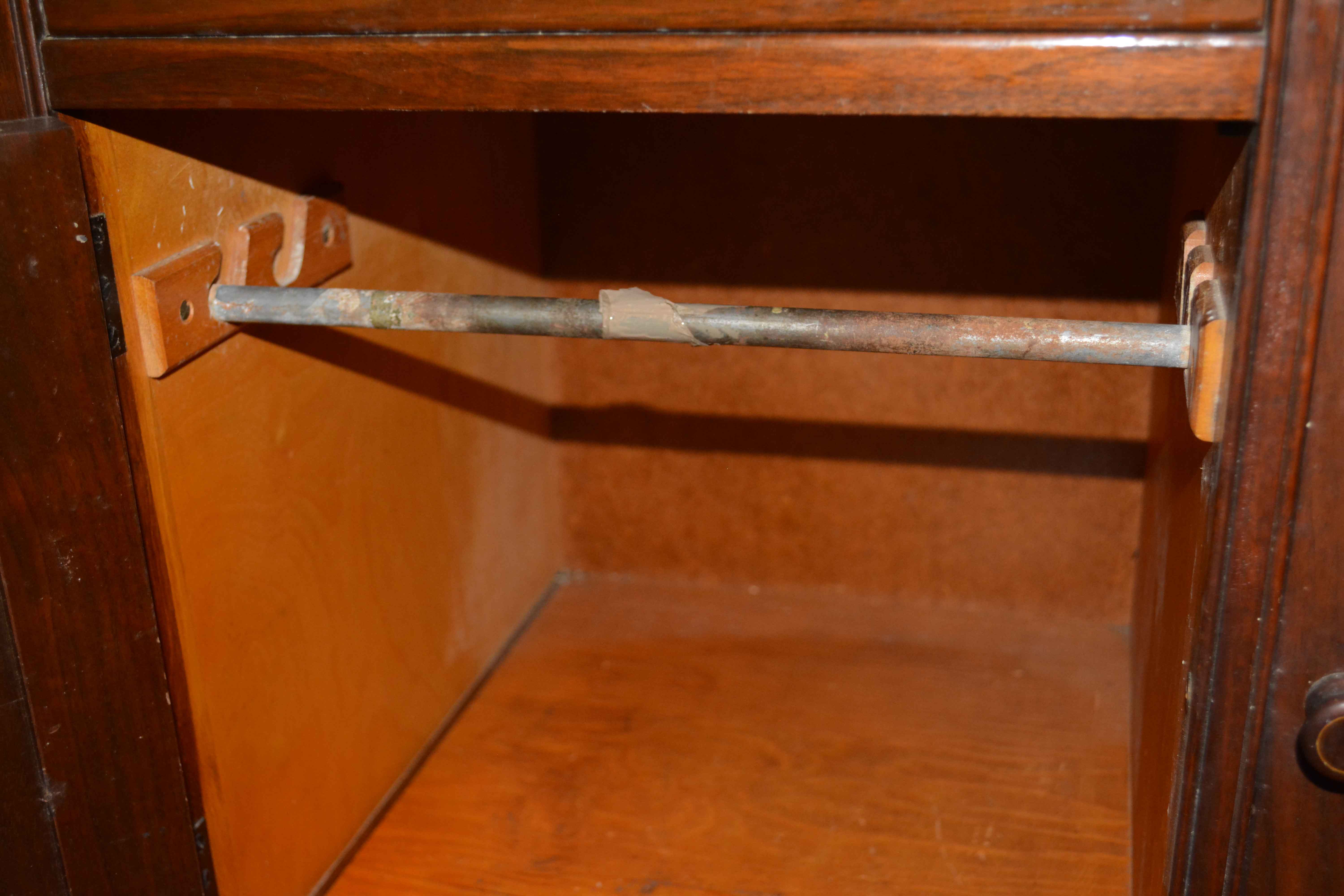 Vintage Walnut Dentist Cabinet by Hamilton Manufacturing Company