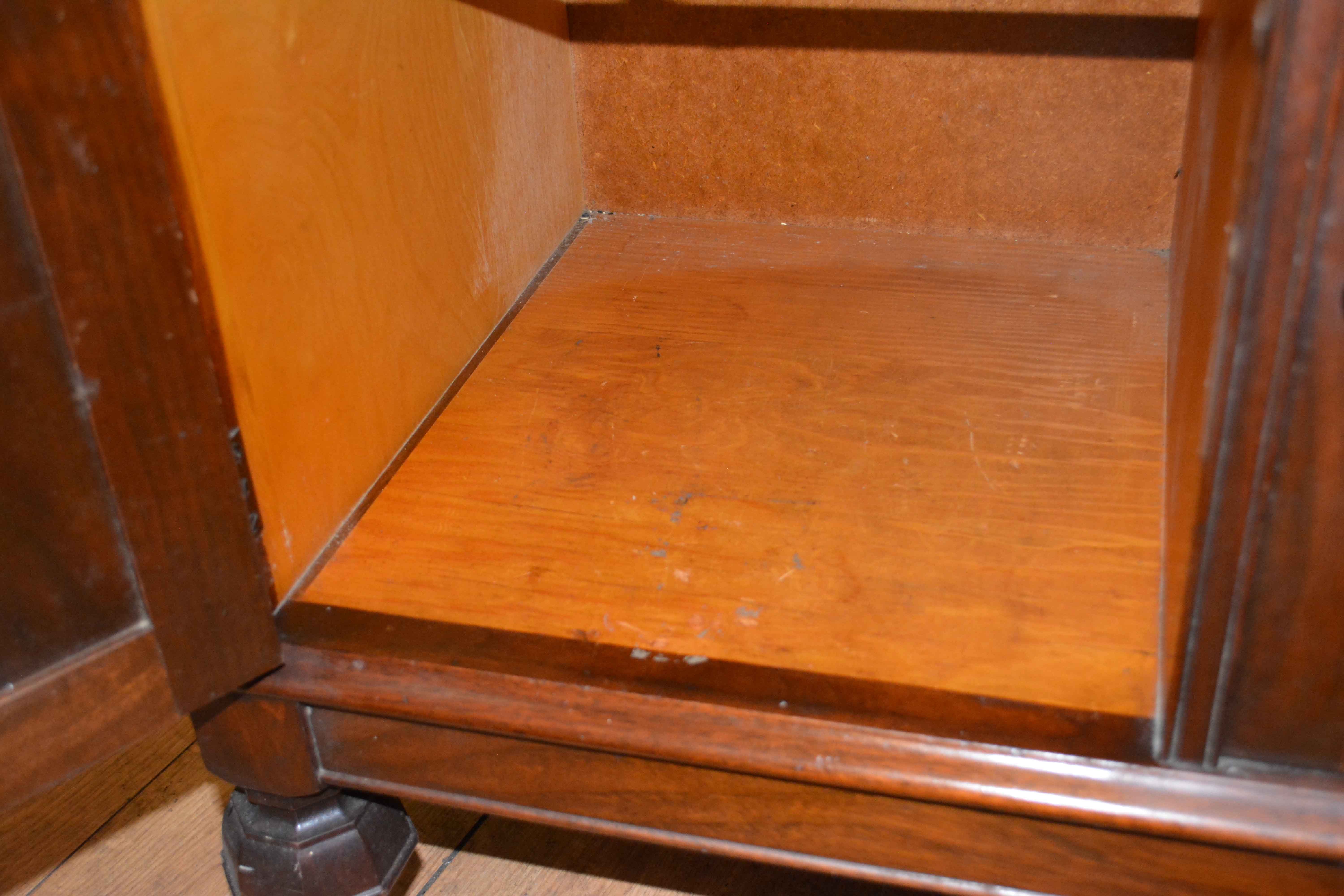 Vintage Walnut Dentist Cabinet by Hamilton Manufacturing Company