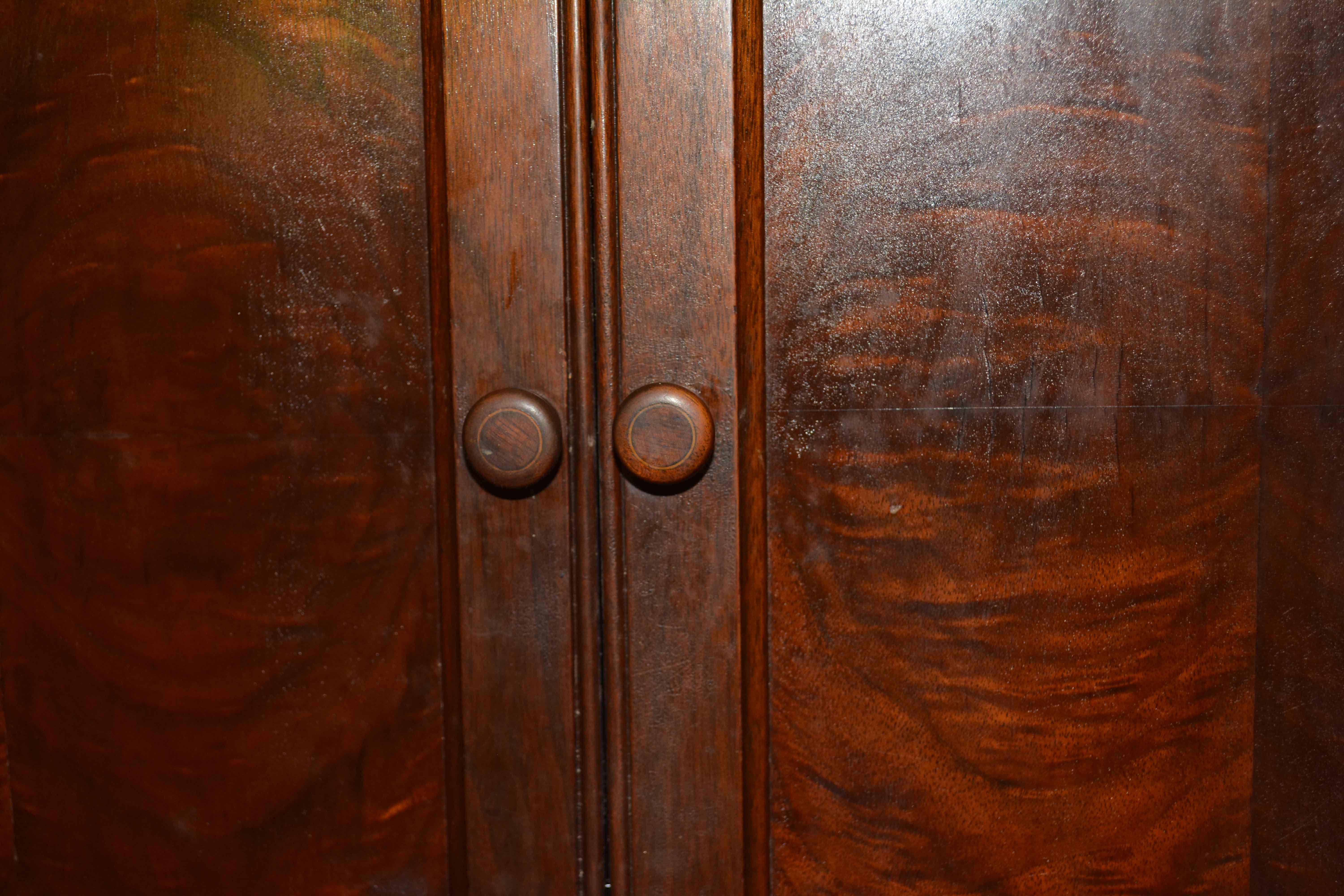 Vintage Walnut Dentist Cabinet by Hamilton Manufacturing Company