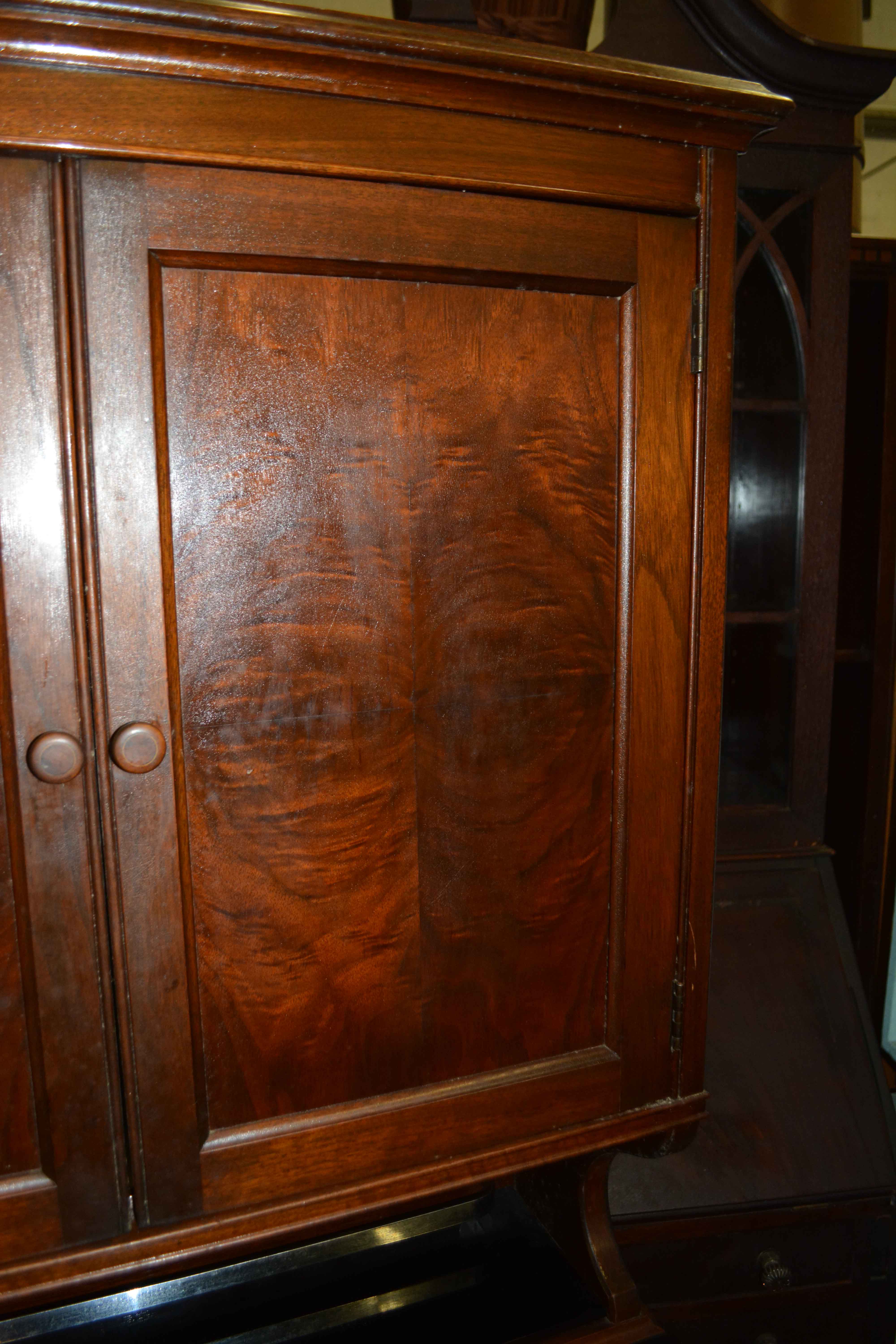 Vintage Walnut Dentist Cabinet by Hamilton Manufacturing Company