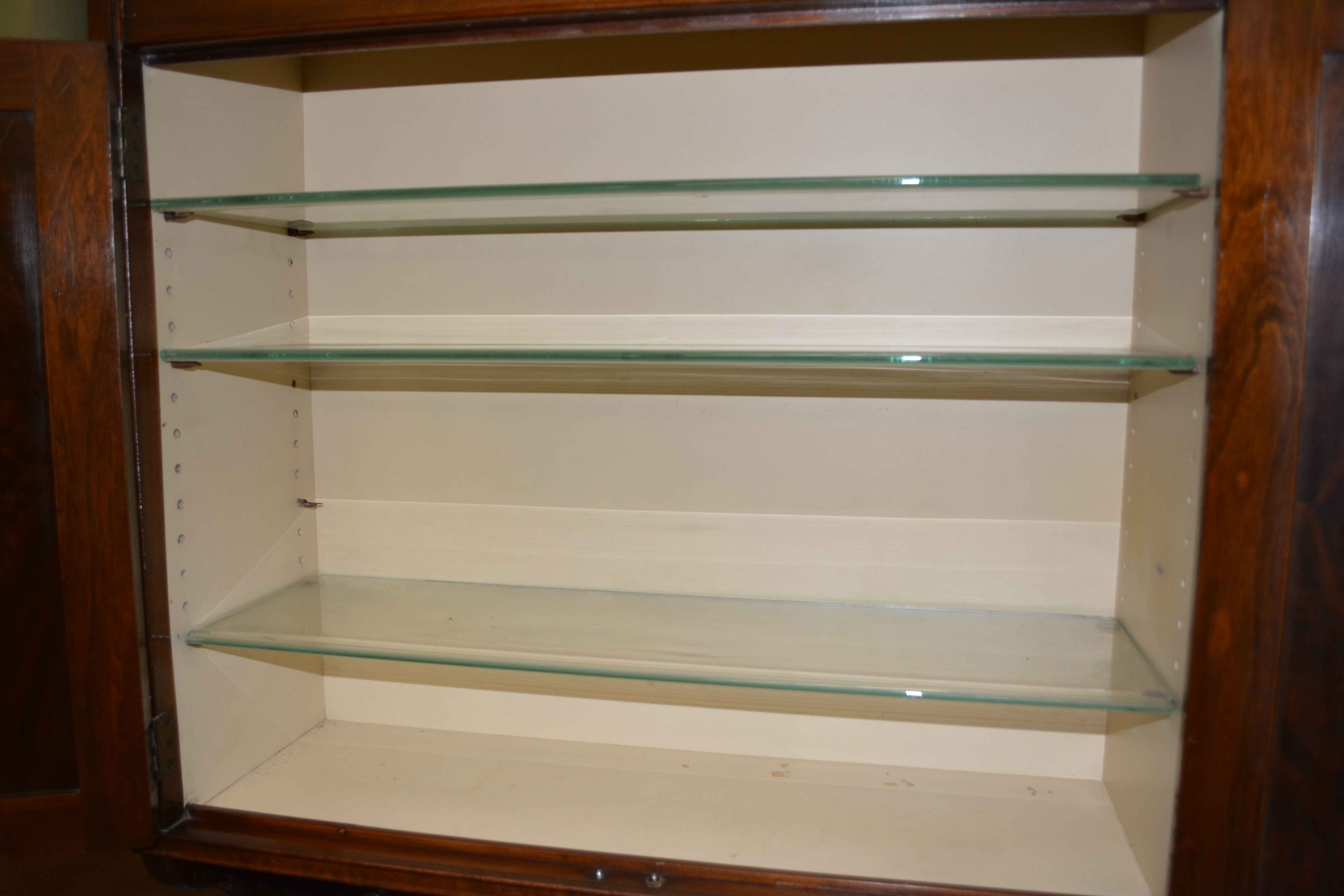 Vintage Walnut Dentist Cabinet by Hamilton Manufacturing Company