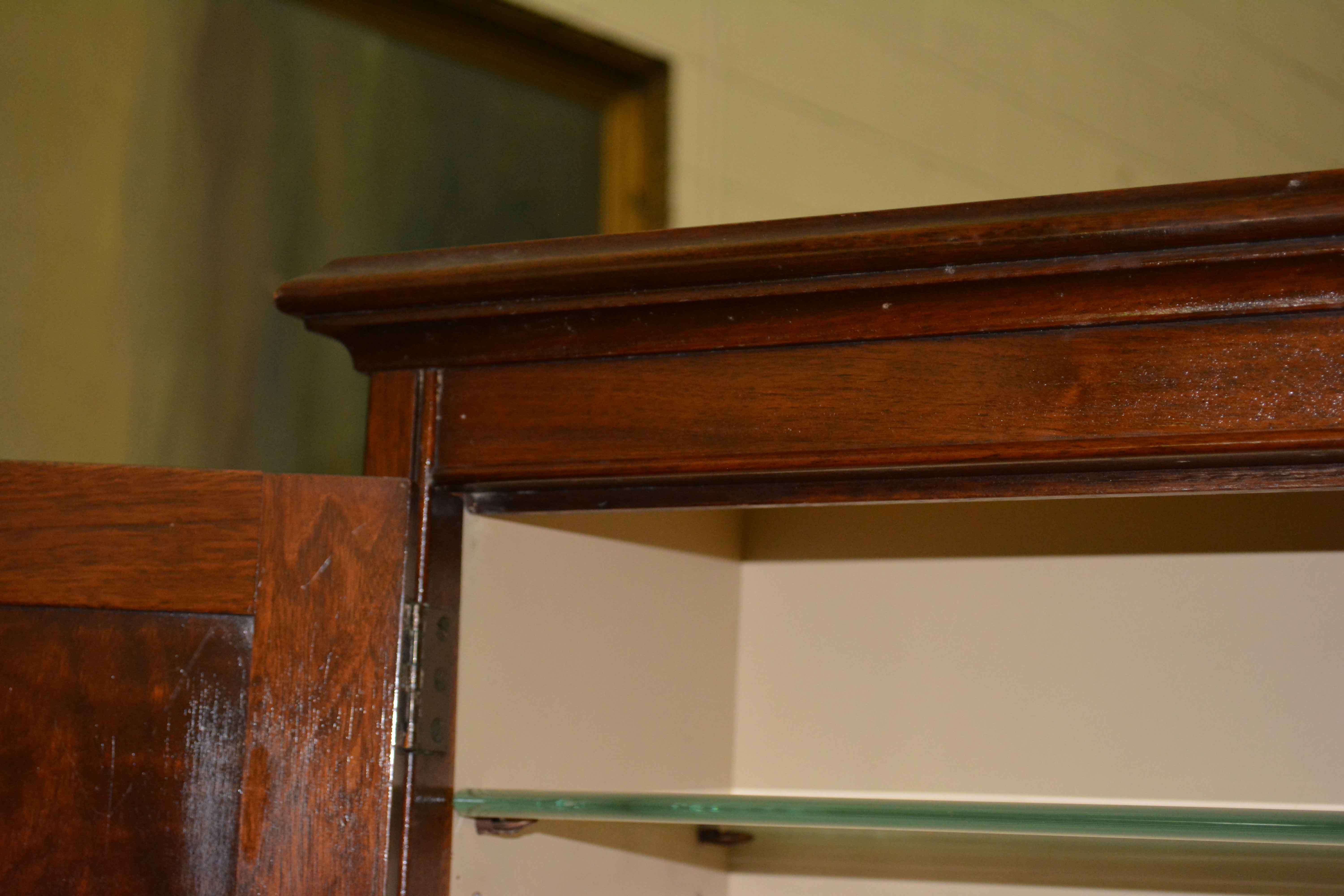 Vintage Walnut Dentist Cabinet by Hamilton Manufacturing Company