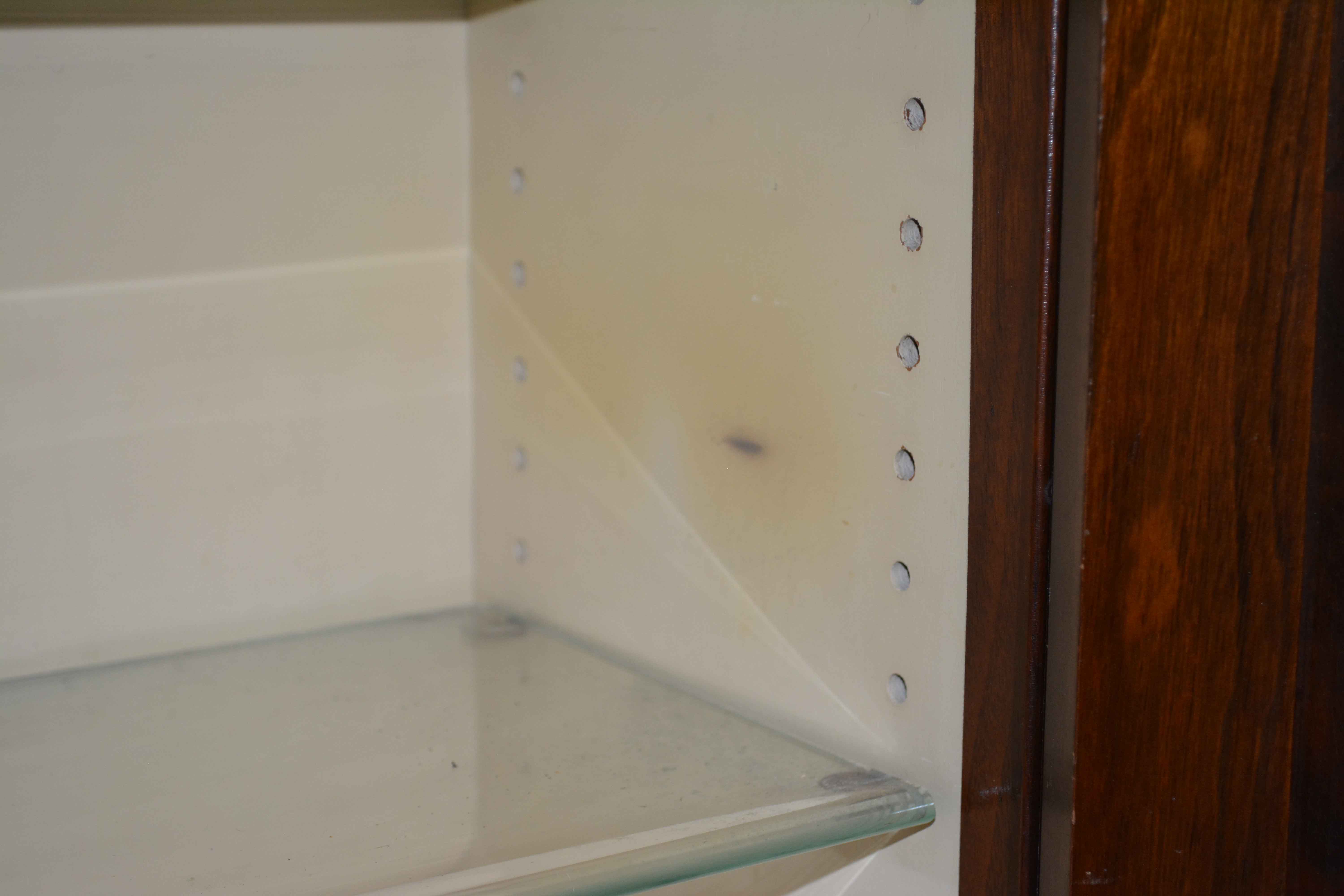 Vintage Walnut Dentist Cabinet by Hamilton Manufacturing Company