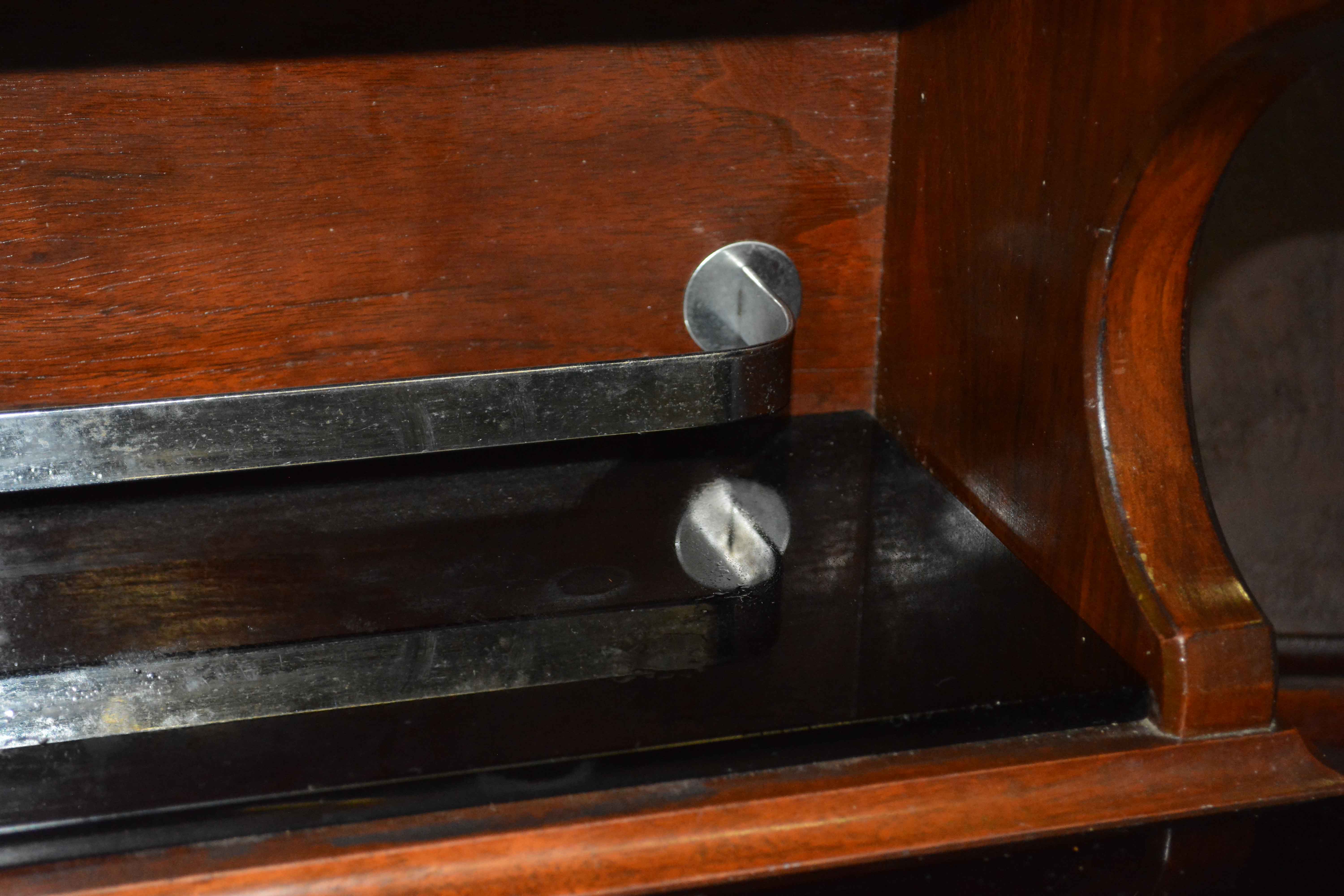 Vintage Walnut Dentist Cabinet by Hamilton Manufacturing Company