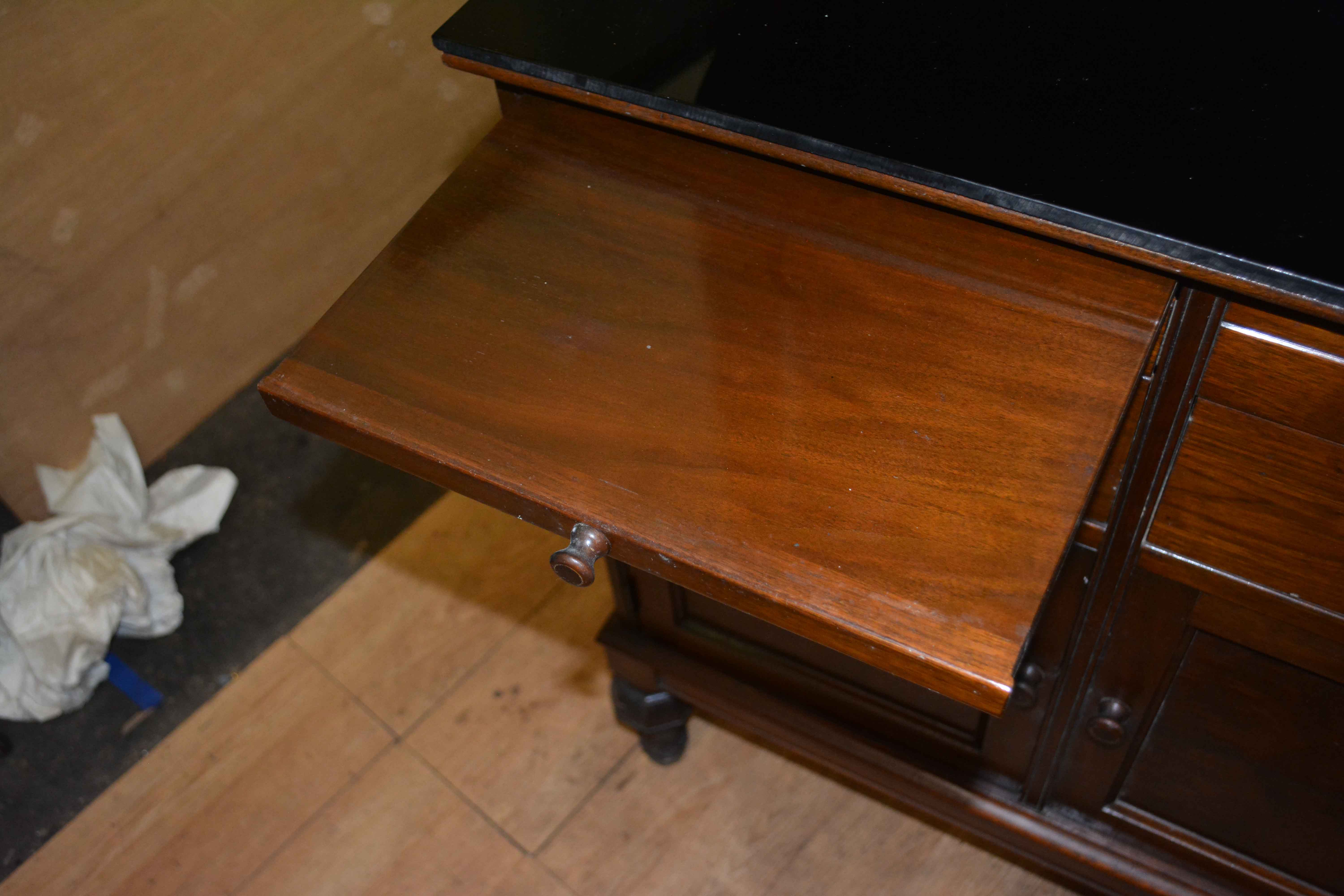 Vintage Walnut Dentist Cabinet by Hamilton Manufacturing Company